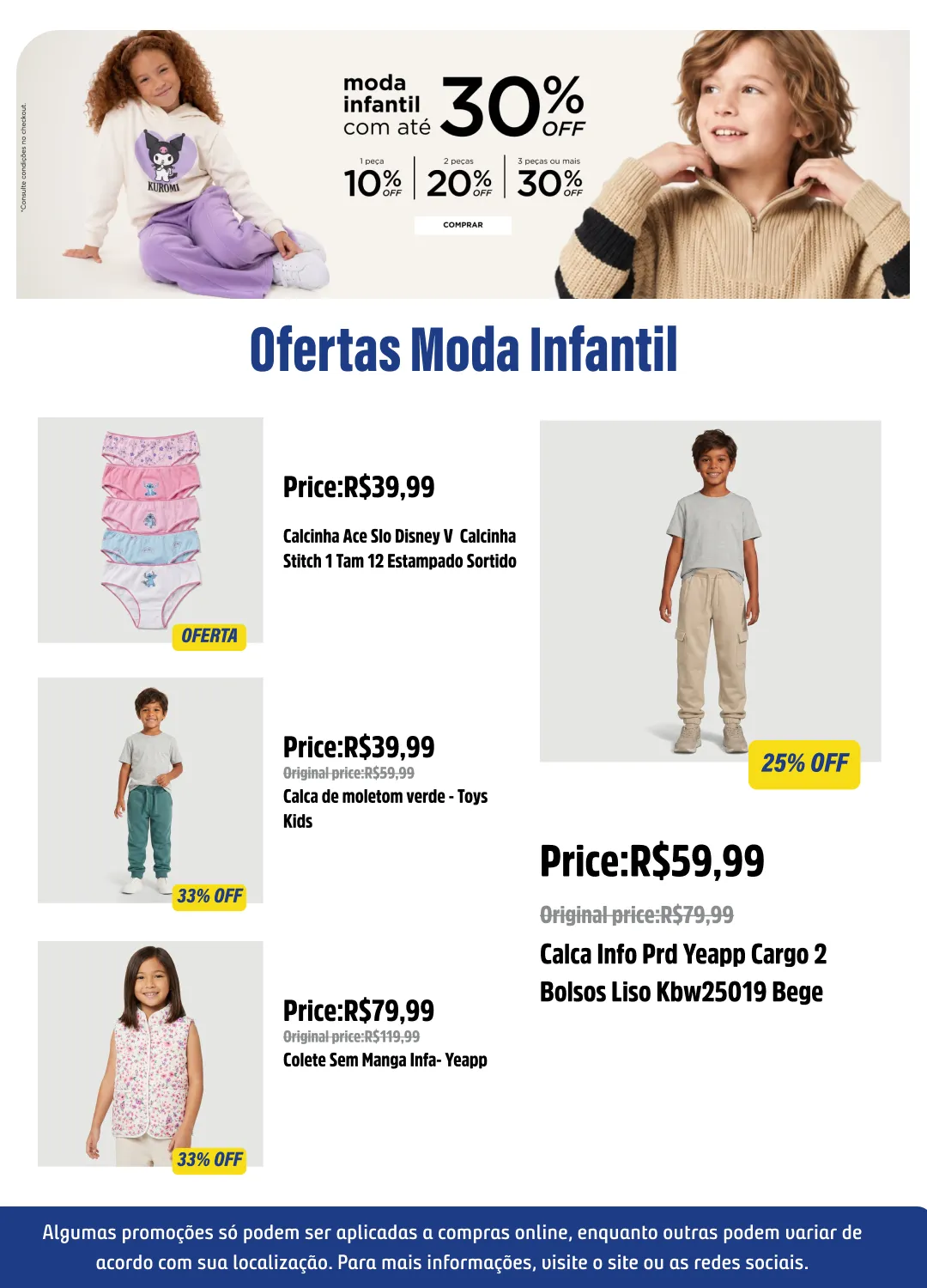 Encarte de Ofertas imperdíveis 6 de agosto até 21 de agosto 2026 - Pagina 9