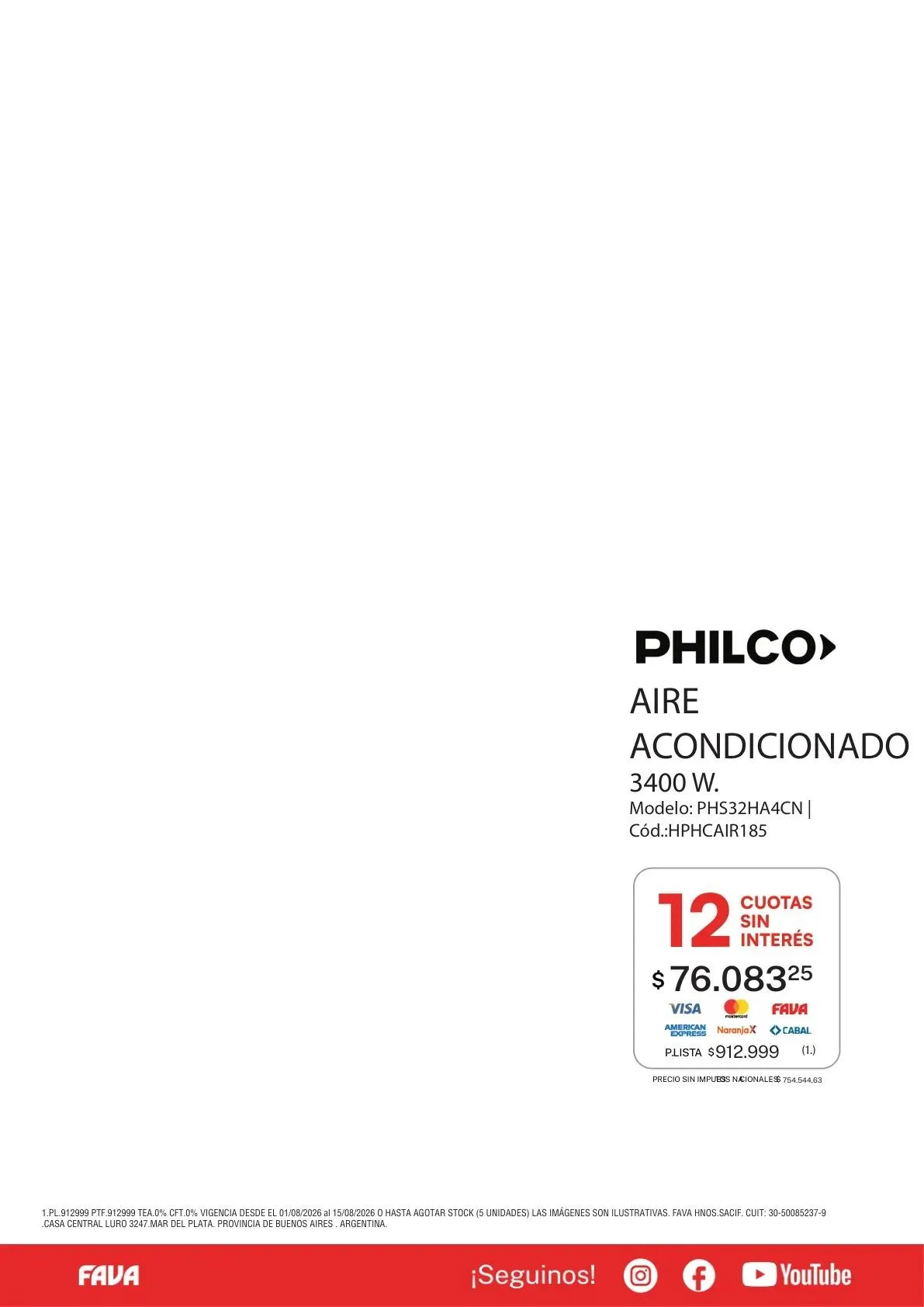 Ofertas de Fava — 2026-08-06 6 de agosto al 31 de agosto 2026 - Página 9 del catálogo