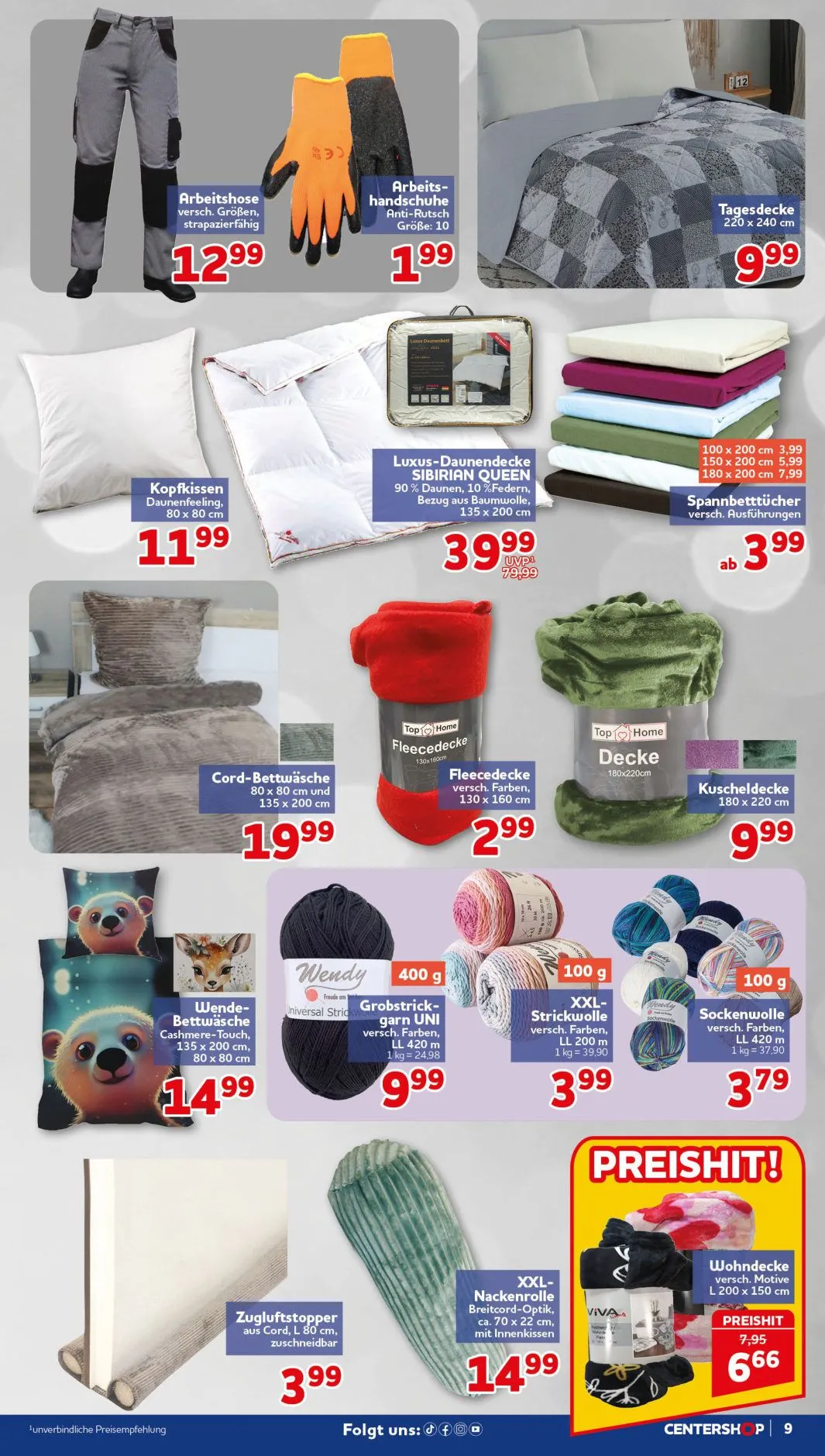 CENTERSHOP — 2026-09-23 von 21. September bis 26. September 2026 - Prospekt seite 9
