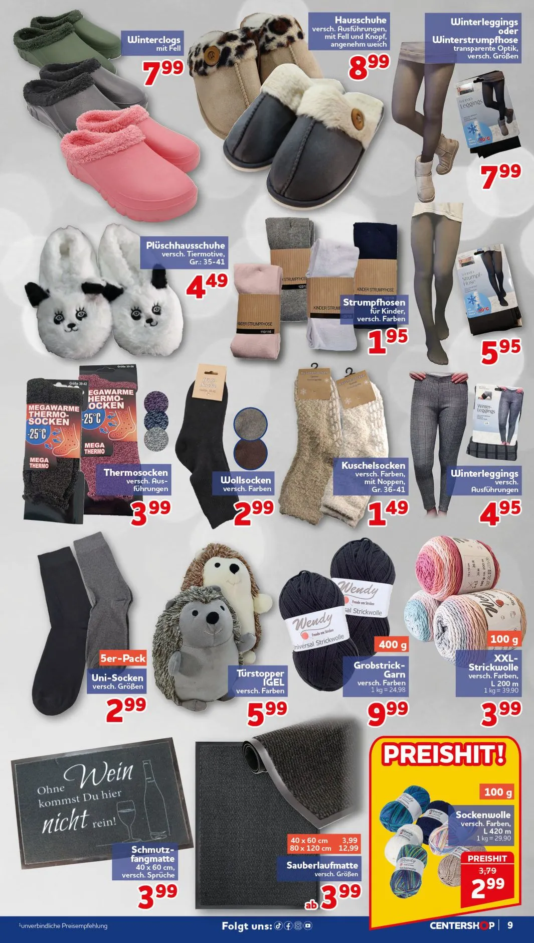 CENTERSHOP — 2026-10-05 von 5. Oktober bis 10. Oktober 2026 - Prospekt seite 9