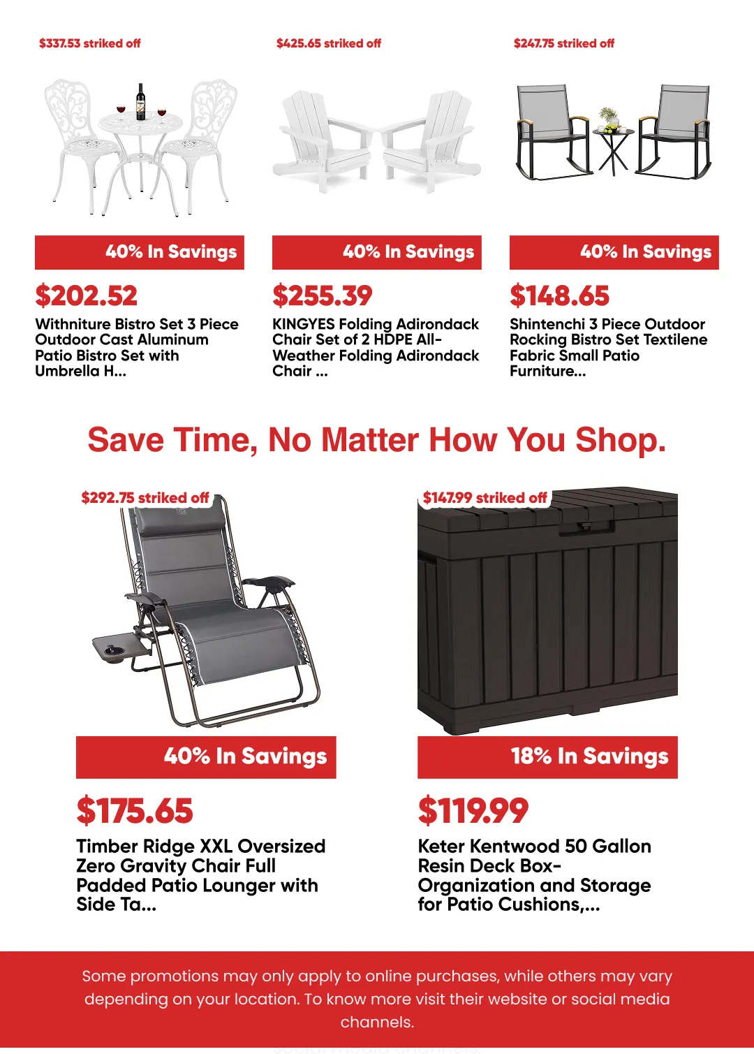 Weekly ad Patio Furniture Deals from July 8 to July 23 2026 - Page 9