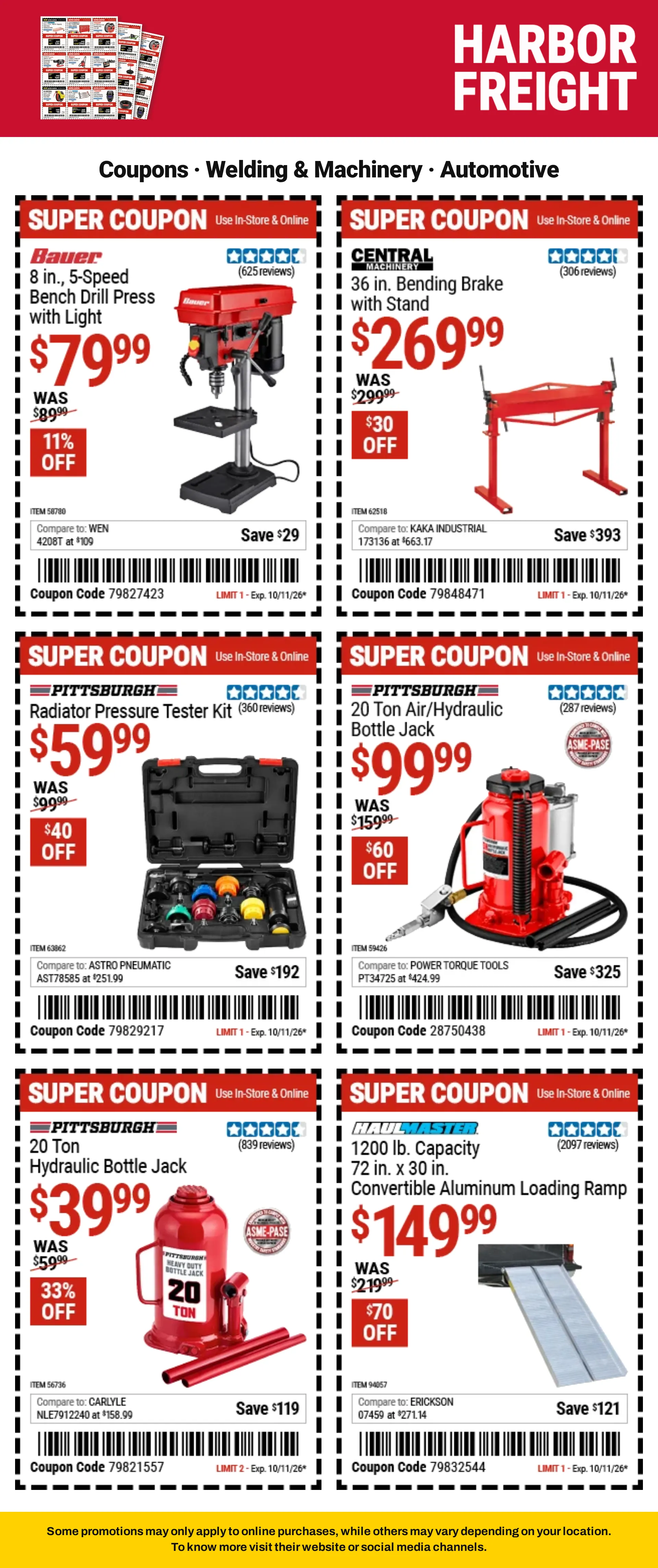 Weekly ad Harbor Freight — Catálogo 2 — 2026-10-09 from October 9 to October 26 2026 - Page 10