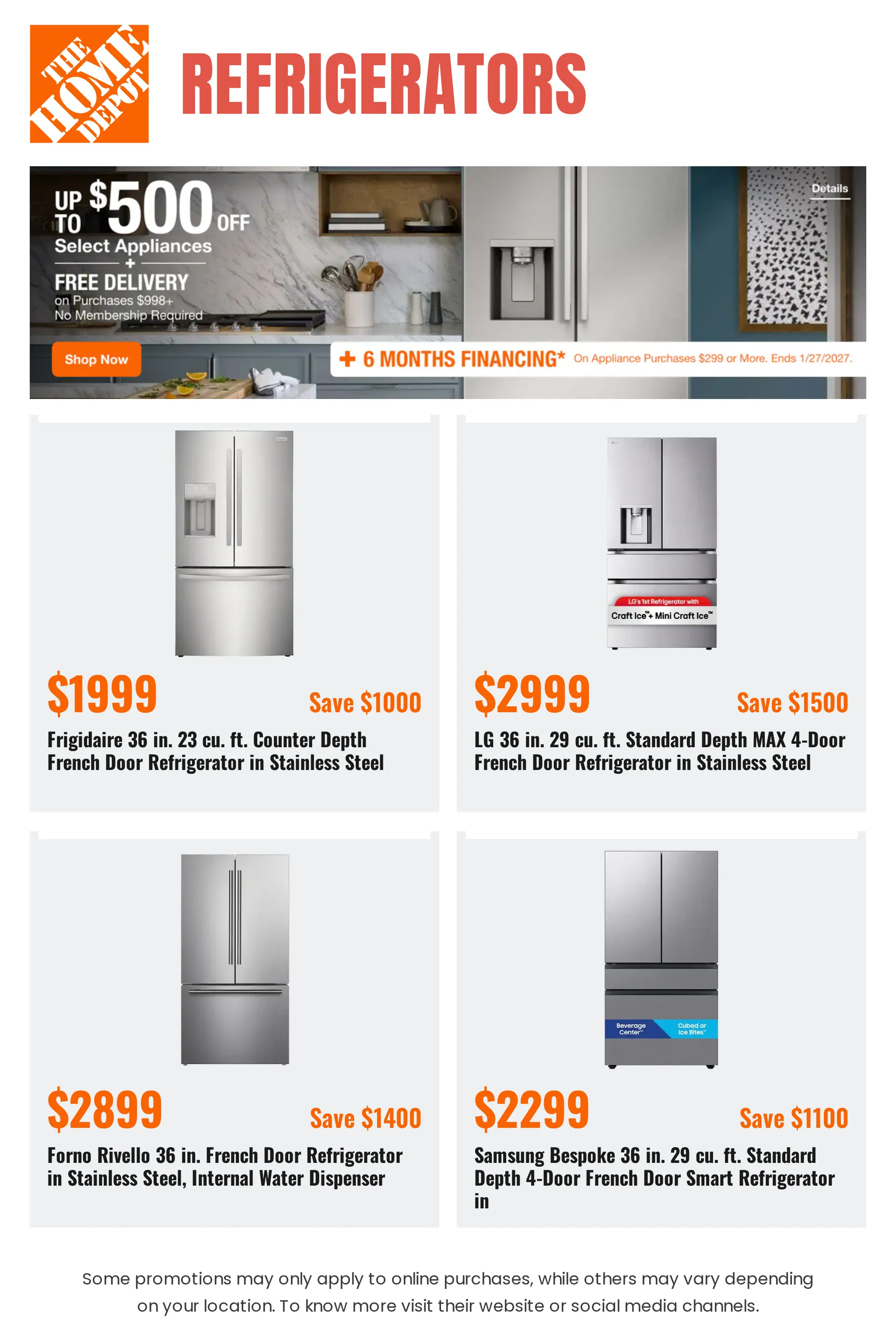 Weekly promotion The Home Depot — Catálogo 1 — 2026-10-20 spanning from October 20 to November 4 2026 - Page 10 for Catalogue 365