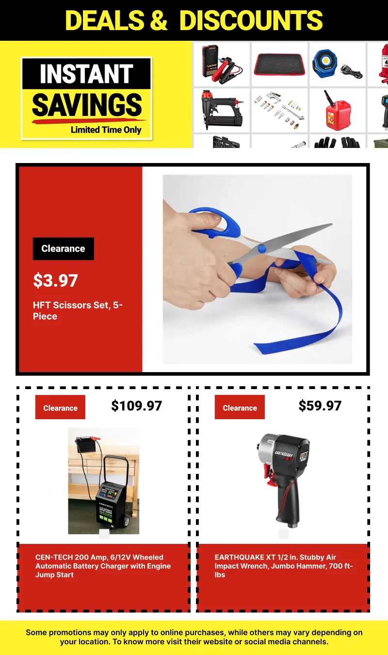 Weekly ad Clearance Tools At Harbor Freight from July 8 to July 23 2026 - Page 10