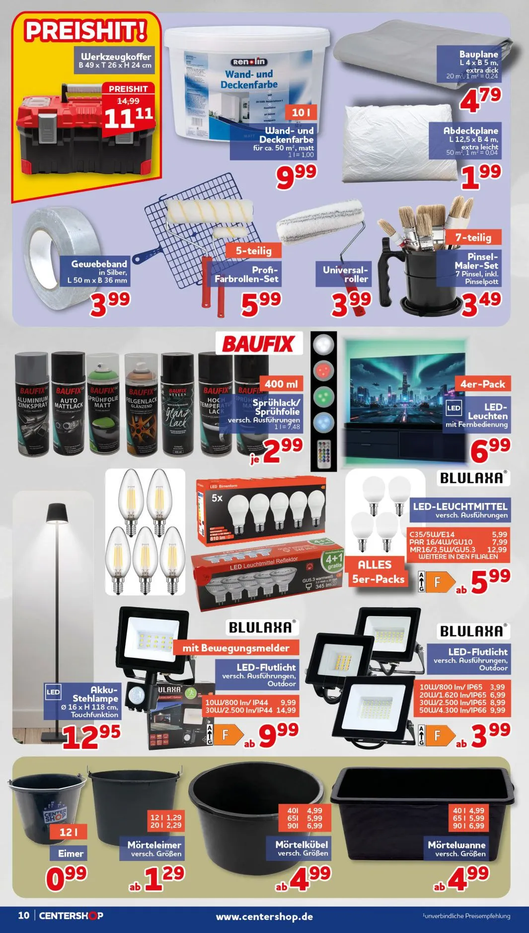 CENTERSHOP — 2026-10-05 von 5. Oktober bis 10. Oktober 2026 - Prospekt seite 10