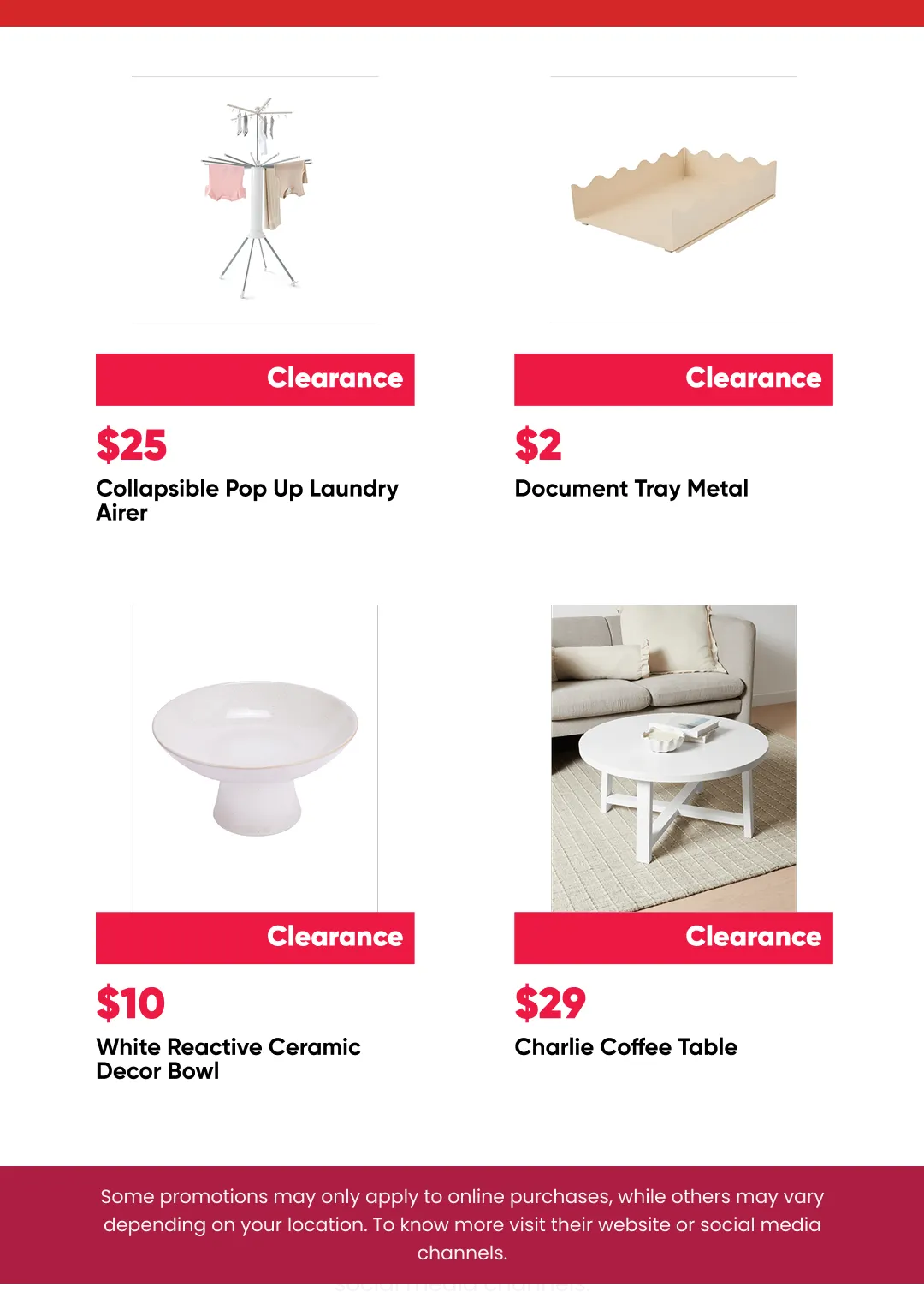 Home & Living Clearance from 13 August to 31 August 2026 - Catalogue Page 10