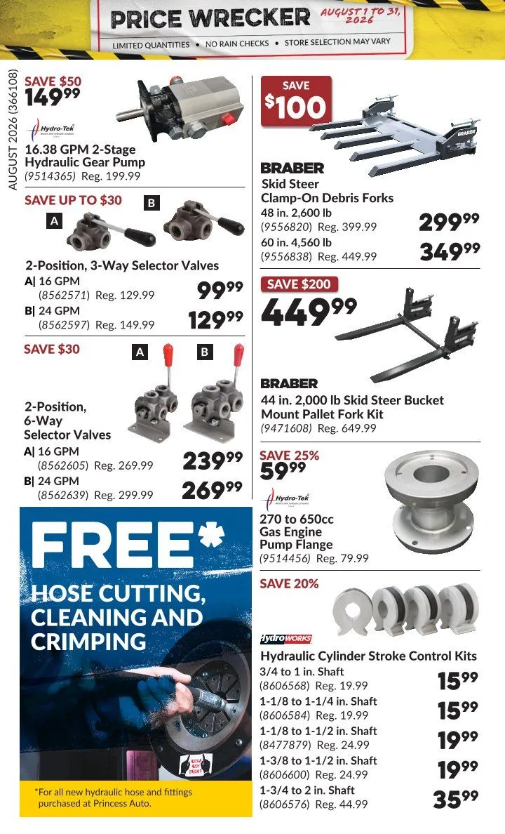 Princess Auto — 2026-08-20 from August 1 to August 31 2026 - flyer page 10