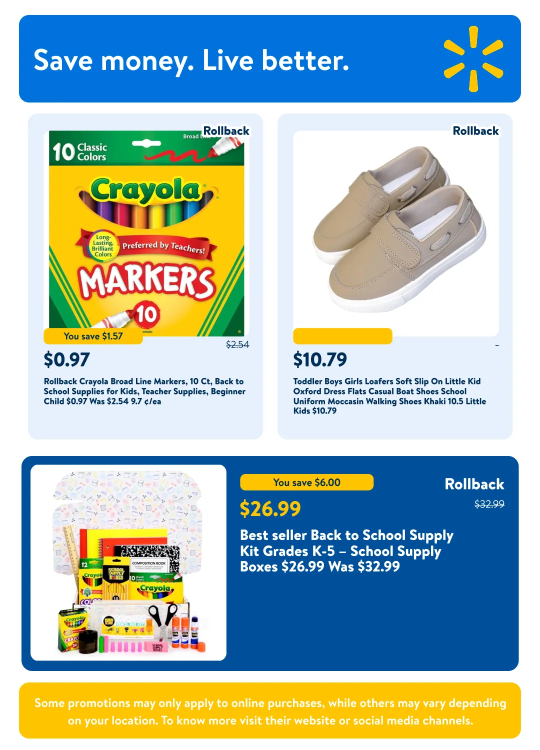 Weekly ad Back to School Savings from July 8 to July 23 2026 - Page 10