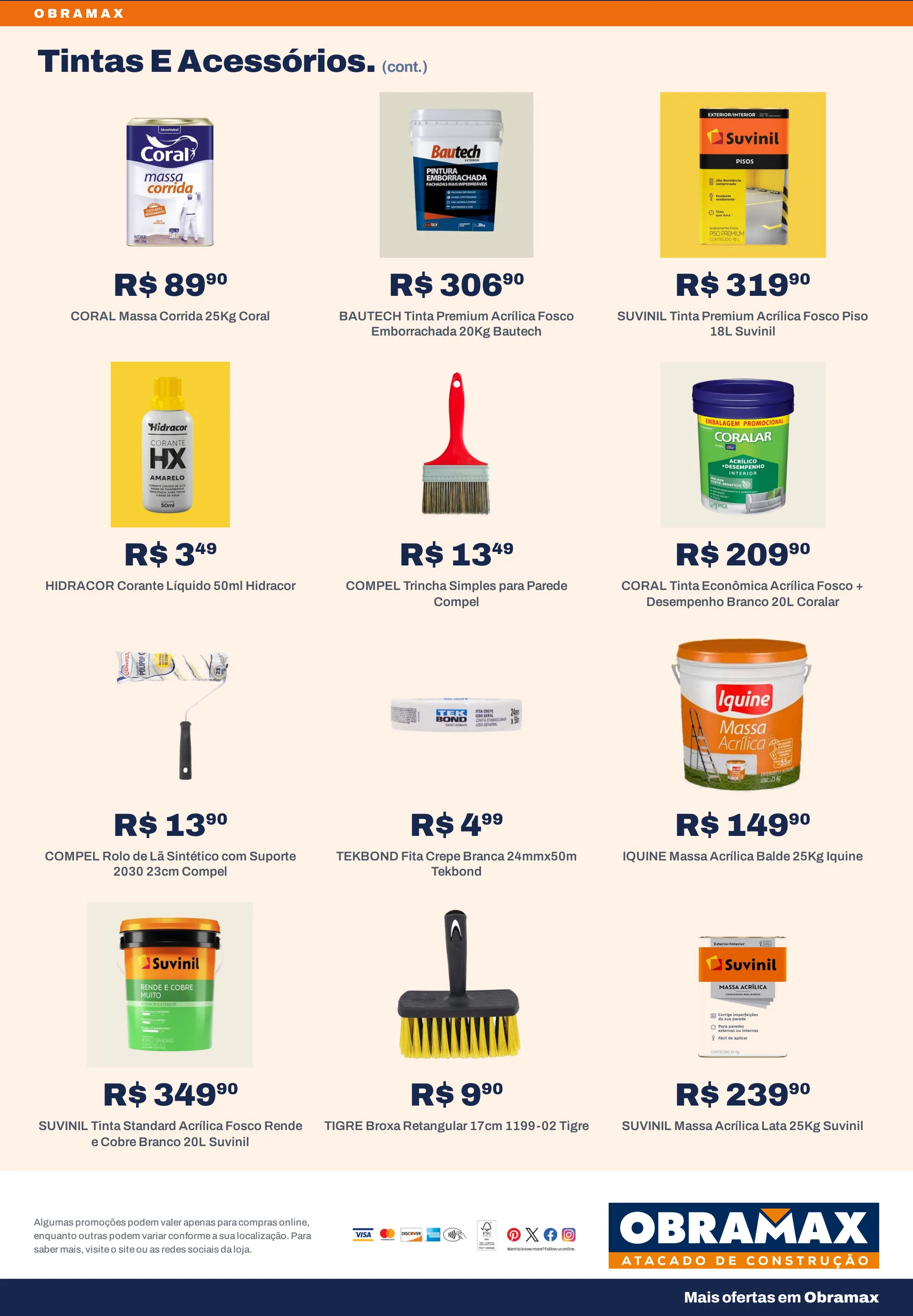 Encarte de Obramax — 2026-08-14 14 de agosto até 21 de agosto 2026 - Pagina 10