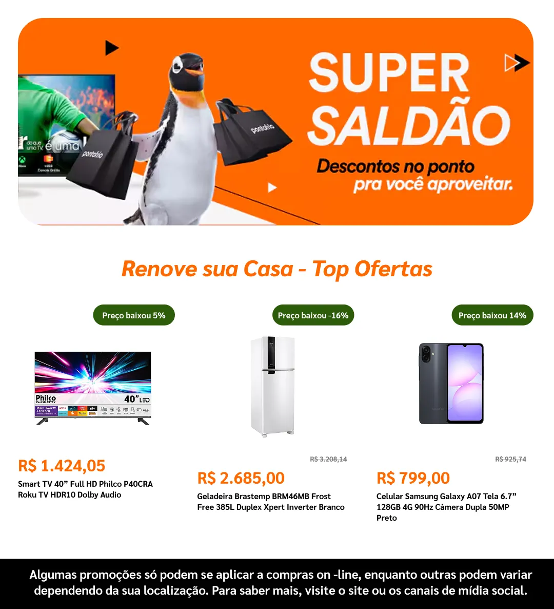 Encarte de Ponto Frio — 2026-08-10 10 de agosto até 25 de agosto 2026 - Pagina 10