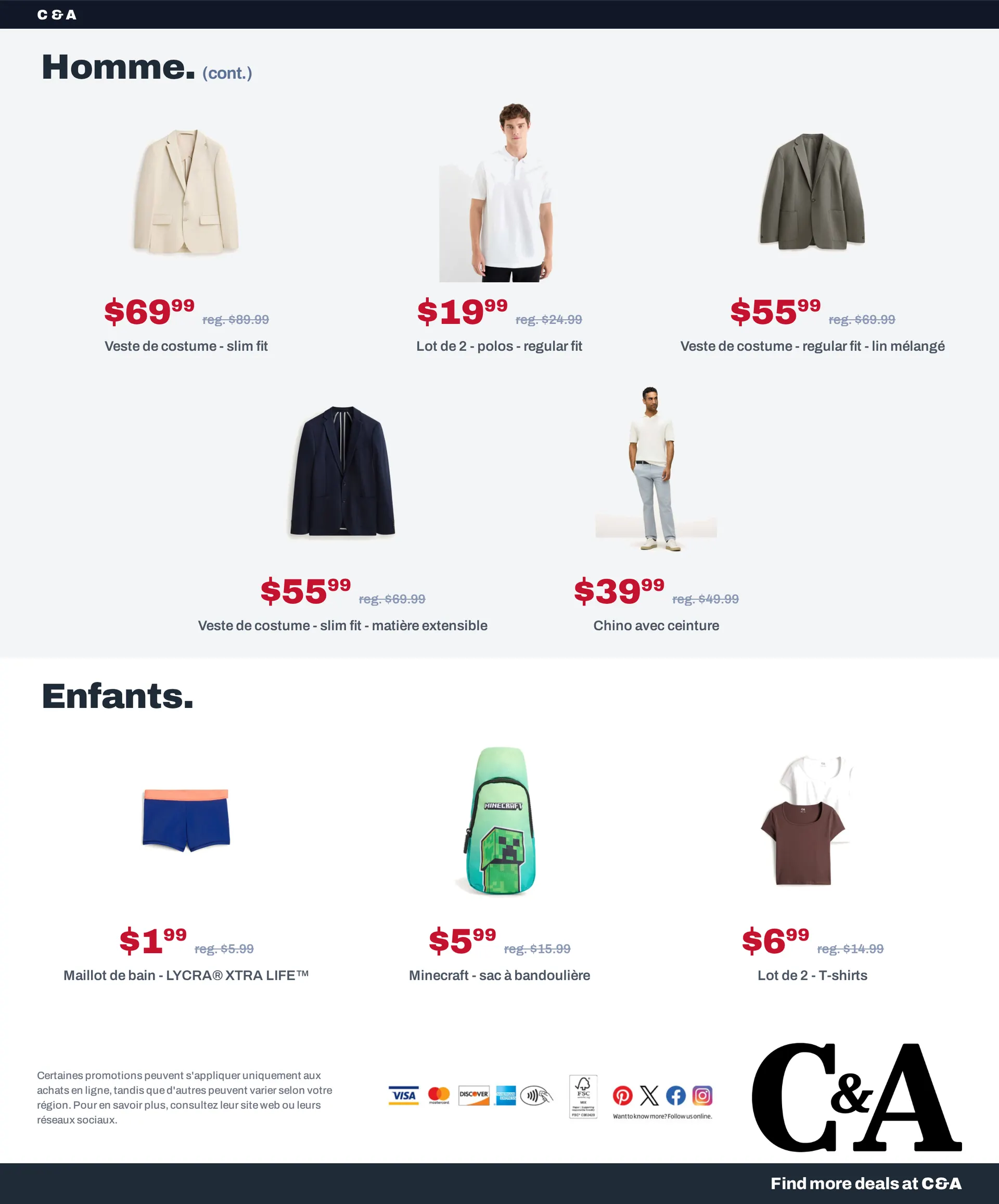 C&A soldes du 10 août au 24 août 2026 - Catalogue page 10