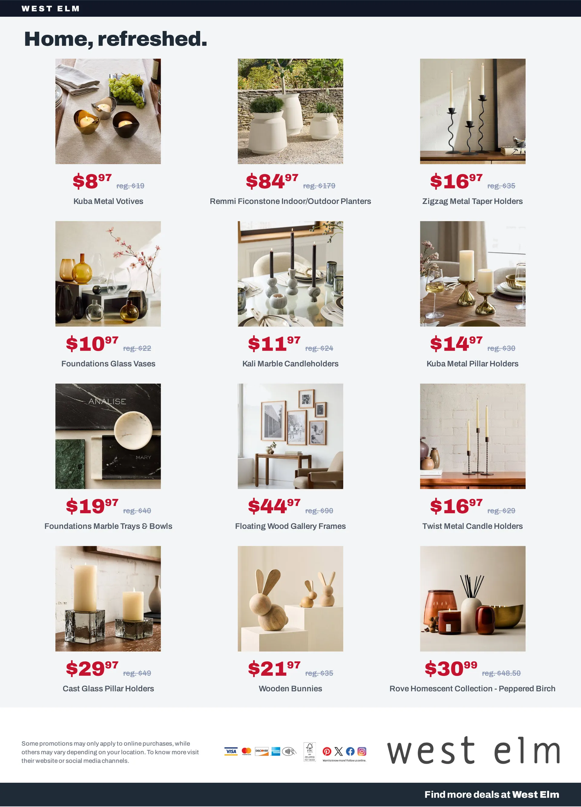 Weekly promotion West Elm — 2026-10-22 spanning from October 22 to October 29 2026 - Page 10 for Catalogue 365