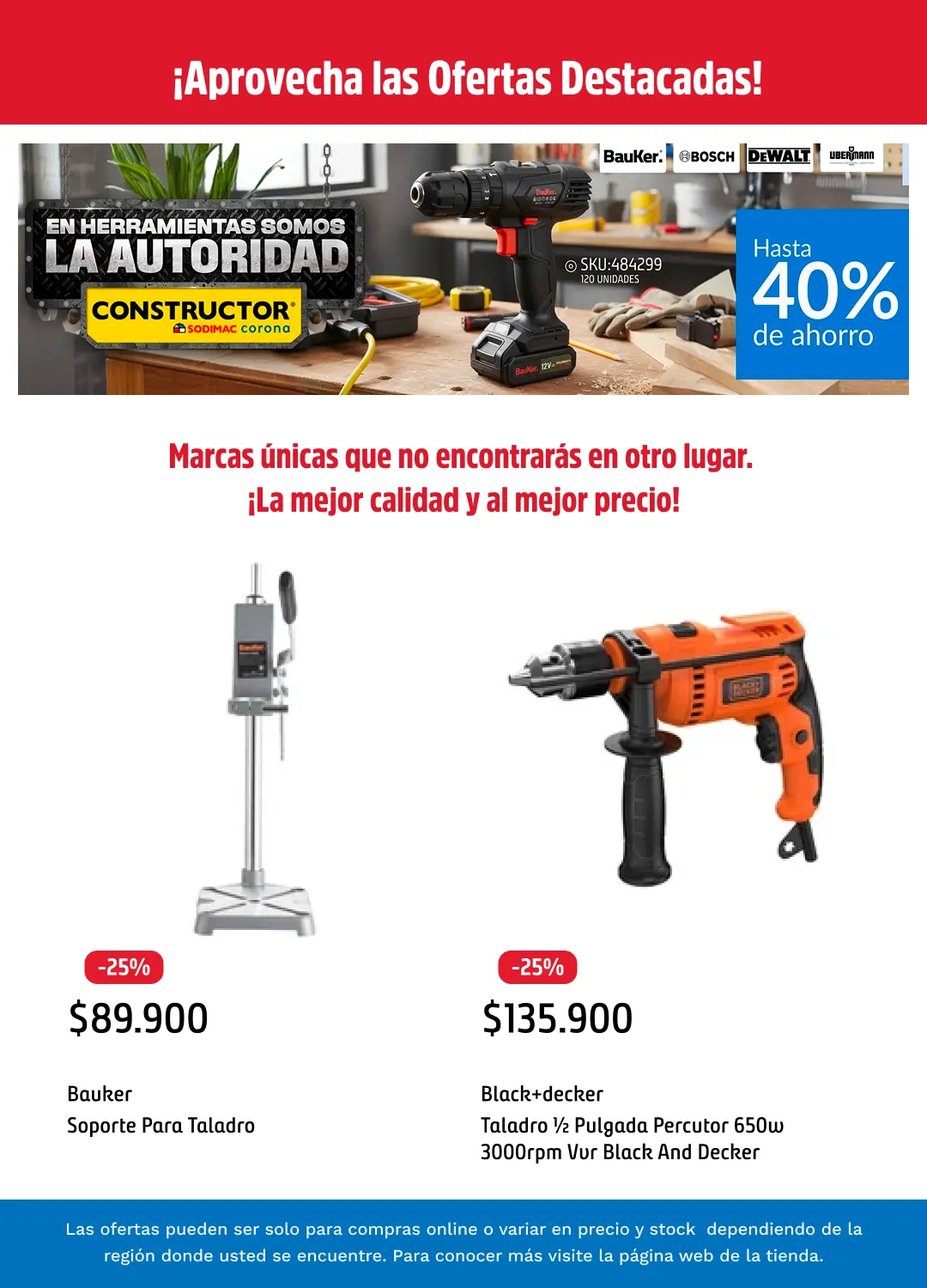 Catalogo de Ofertas en herramientas 14 de julio al 29 de julio 2026 - Pag 10