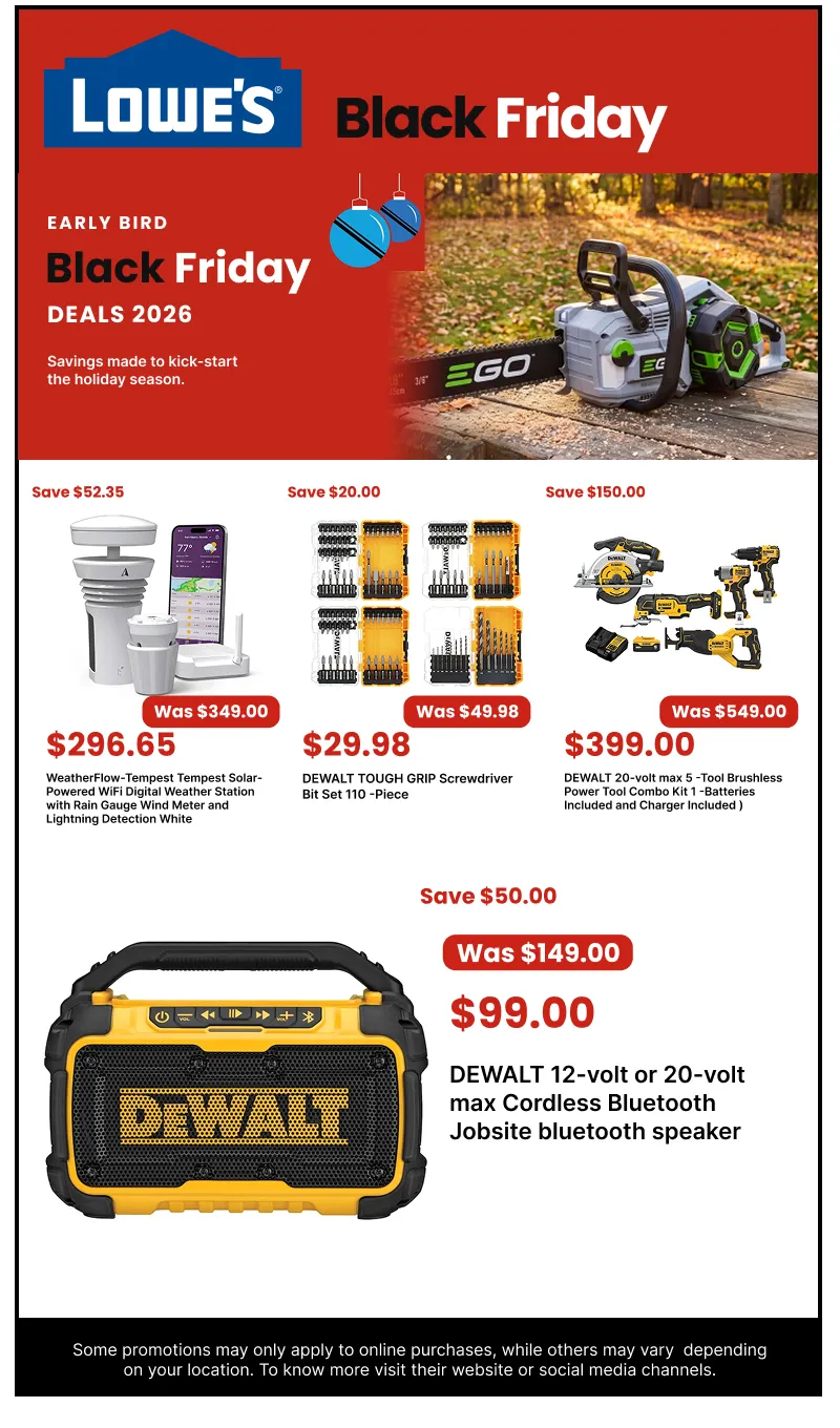 Weekly ad Lowe's — 2026-10-29 from October 29 to November 16 2026 - Page 10