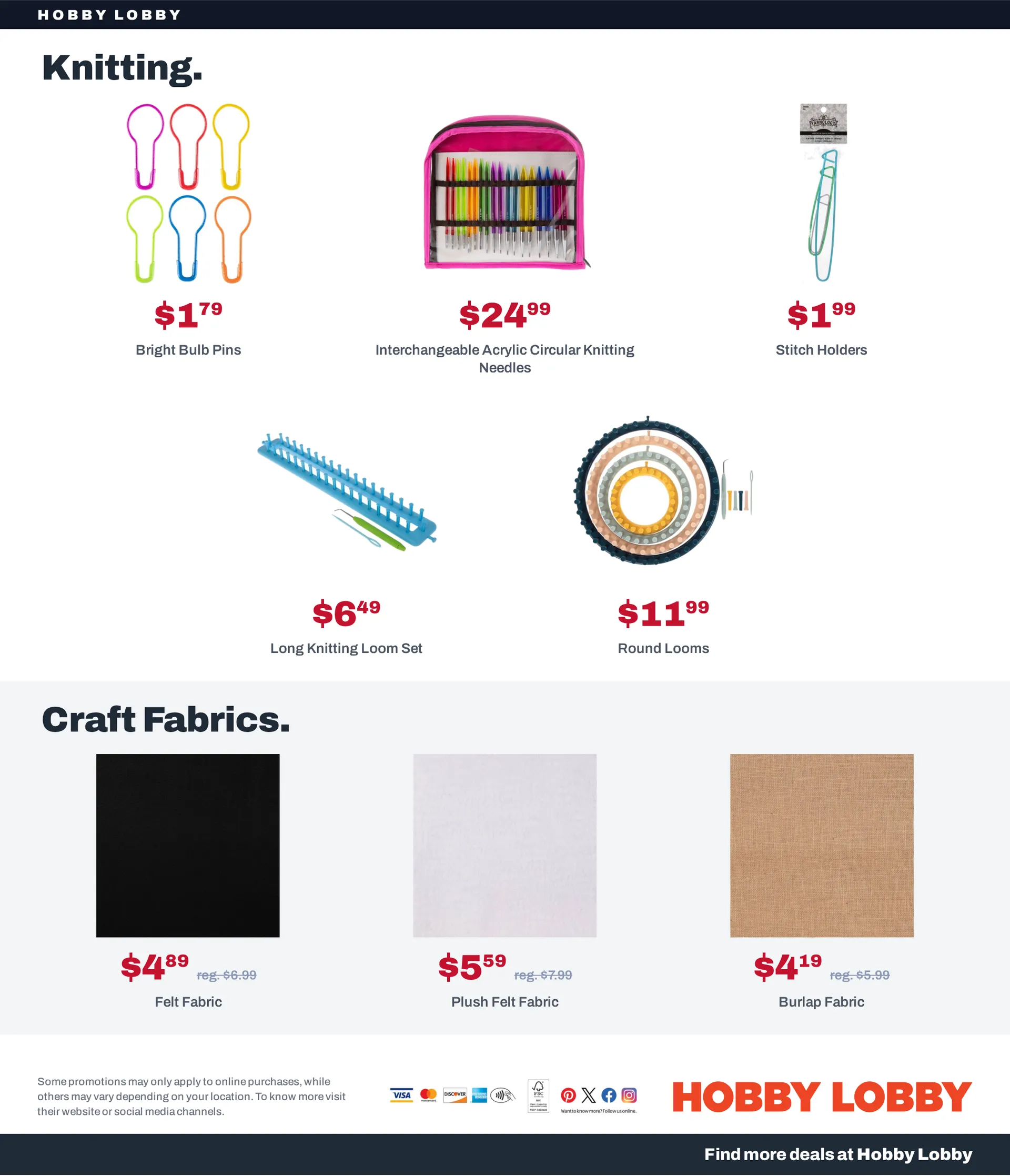 Weekly promotion Hobby Lobby — 2026-10-23 spanning from October 23 to October 30 2026 - Page 10 for Catalogue 365
