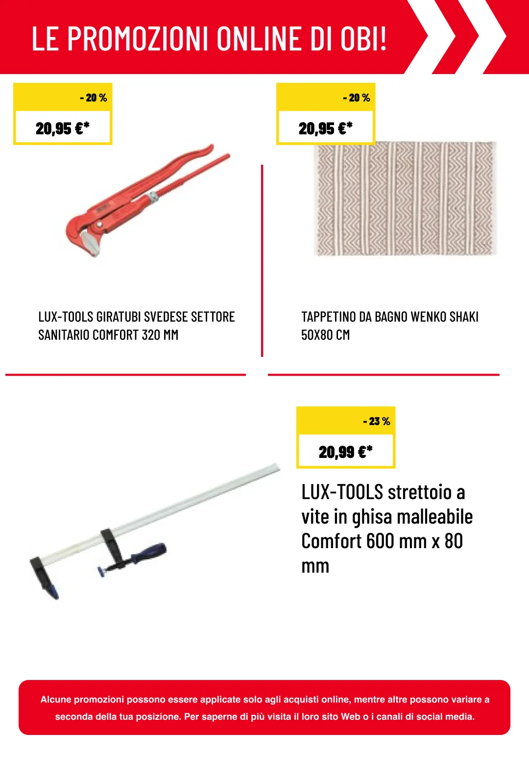 Outlet OBI da 2 luglio a 17 luglio di 2026 - Pagina del volantino 10