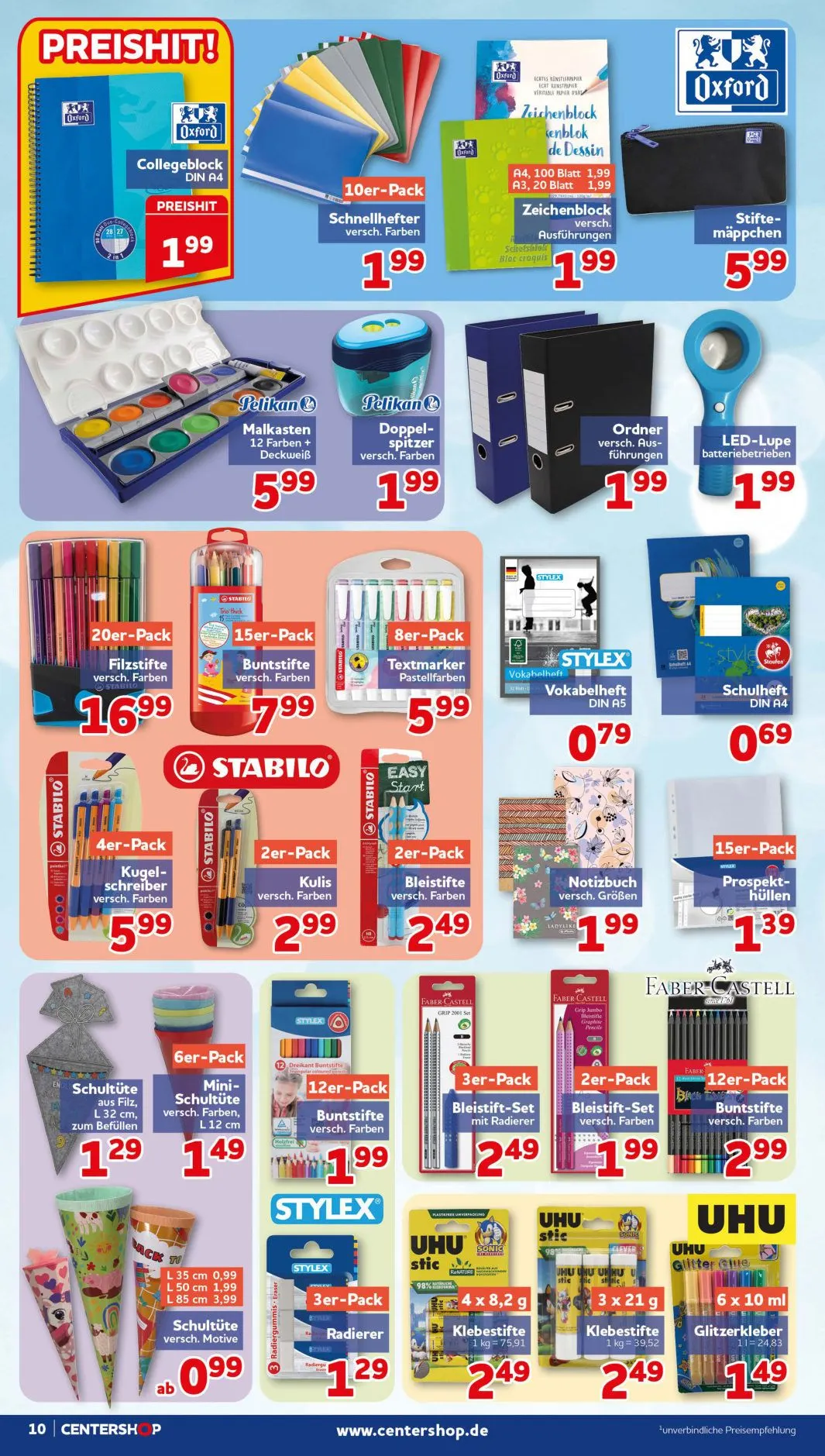 CENTERSHOP — 2026-08-04 von 3. August bis 8. August 2026 - Prospekt seite 10