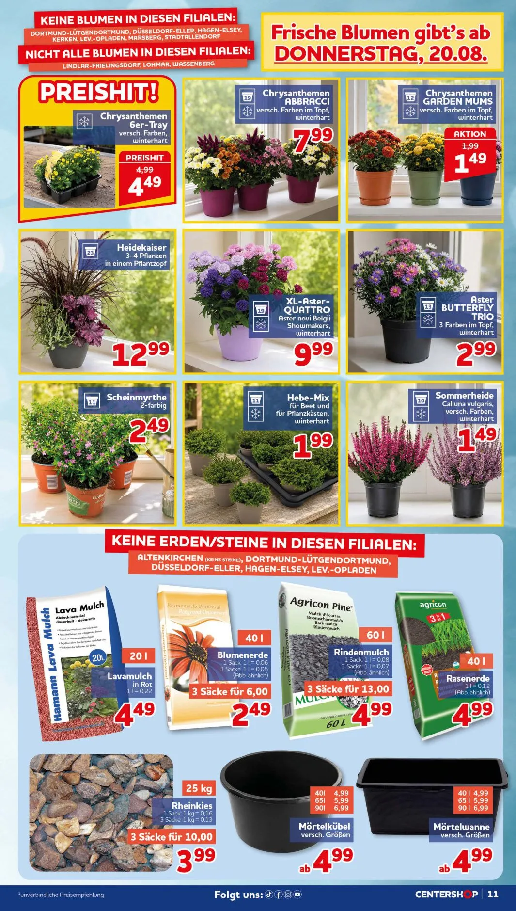 CENTERSHOP — 2026-08-18 von 17. August bis 22. September 2026 - Prospekt seite 11