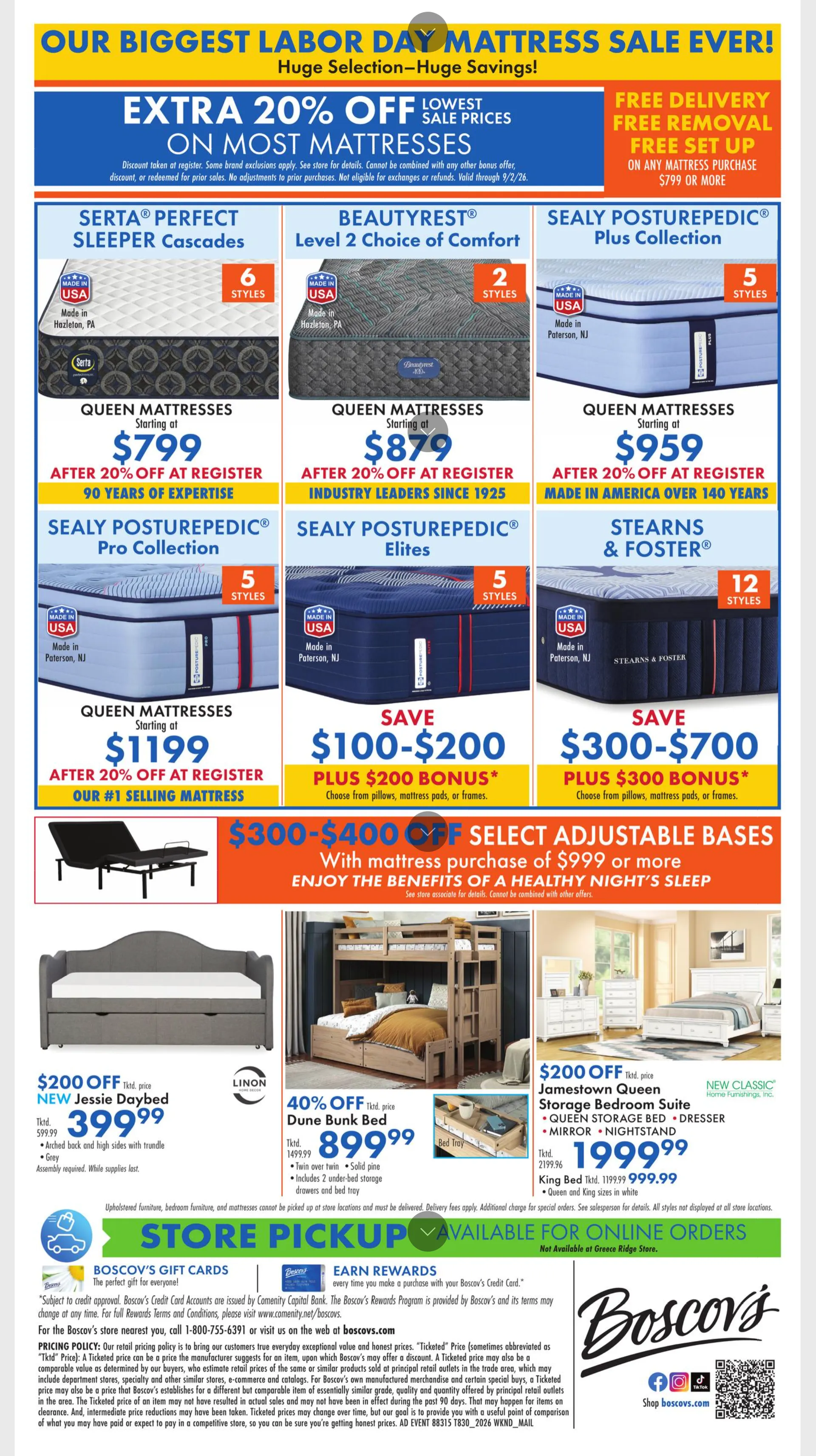 Weekly promotion Boscov's — 2026-08-27 spanning from August 27 to September 2 2026 - Page 11 for Catalogue 365