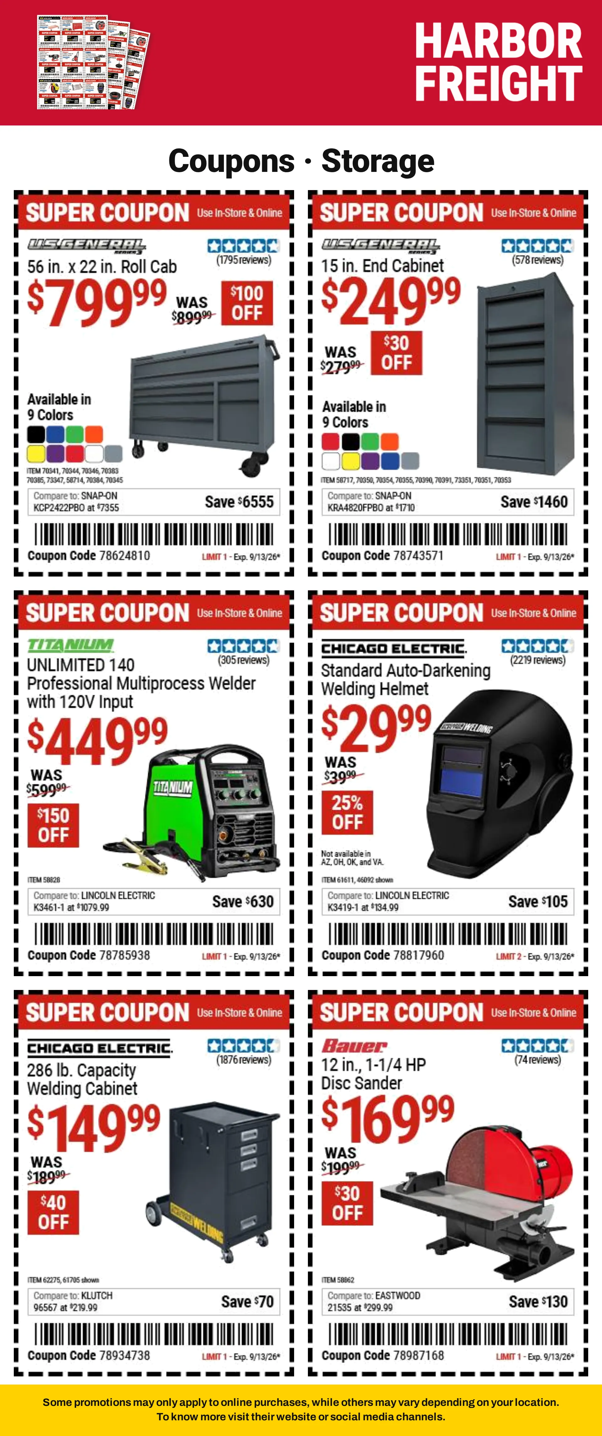 Weekly ad Harbor Freight - 2026-09-01 from September 1 to September 10 2026 - Page 11
