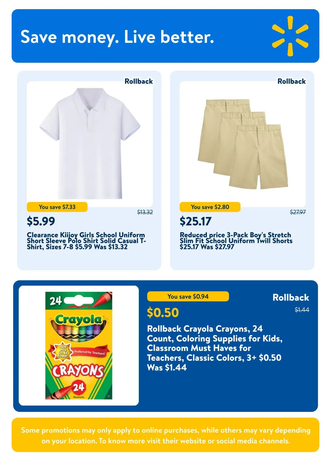 Weekly ad Back to School Savings from July 8 to July 23 2026 - Page 11