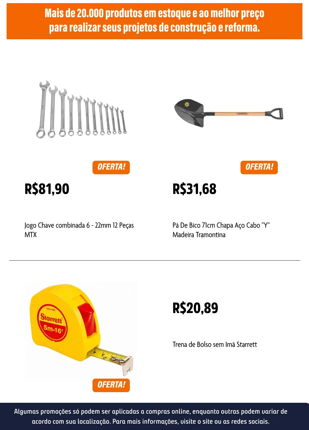 Encarte de Ofertas de Aniversário Obramax 17 de julho até 20 de julho 2026 - Pagina 11