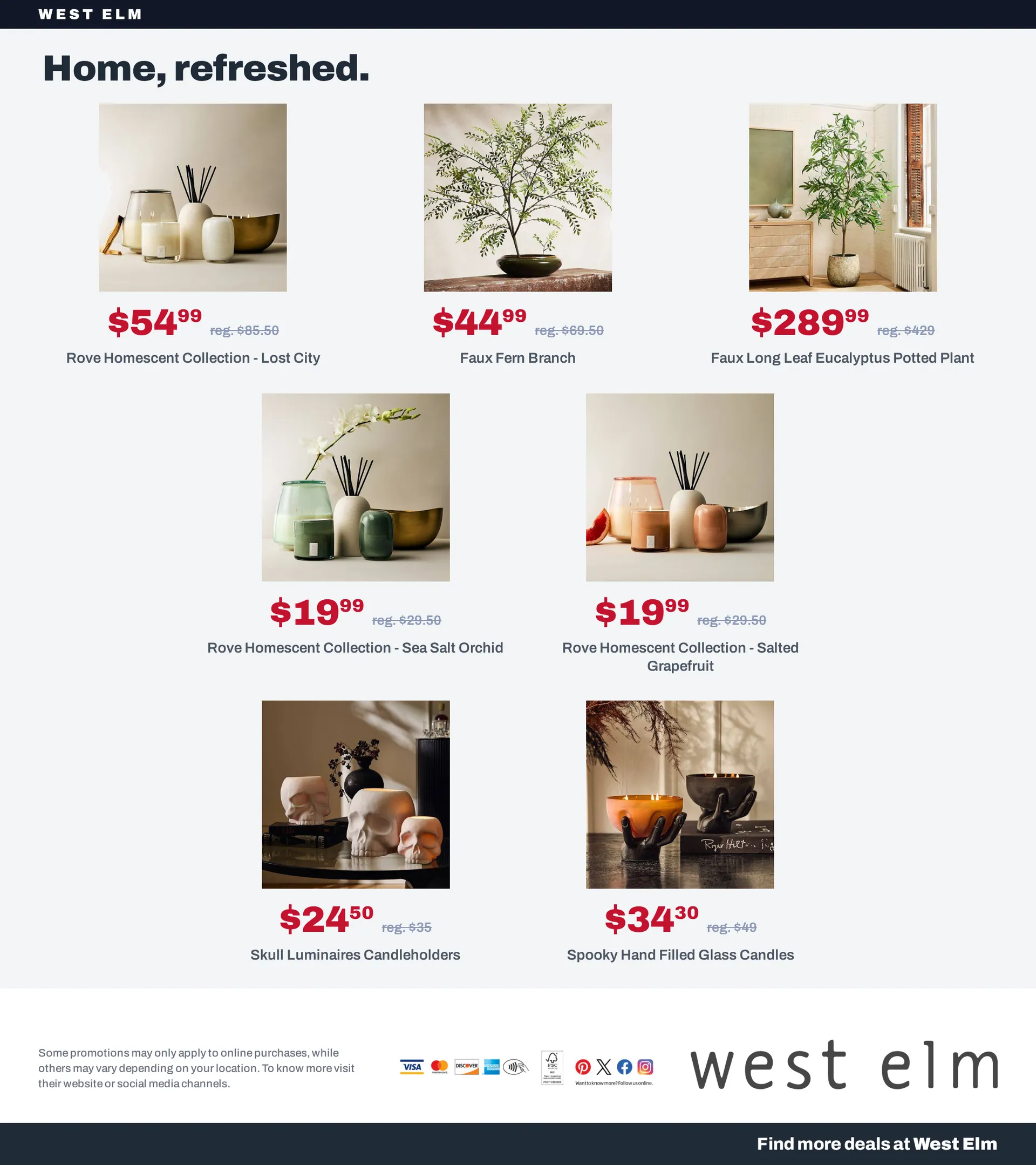 Weekly promotion West Elm — 2026-10-22 spanning from October 22 to October 29 2026 - Page 11 for Catalogue 365