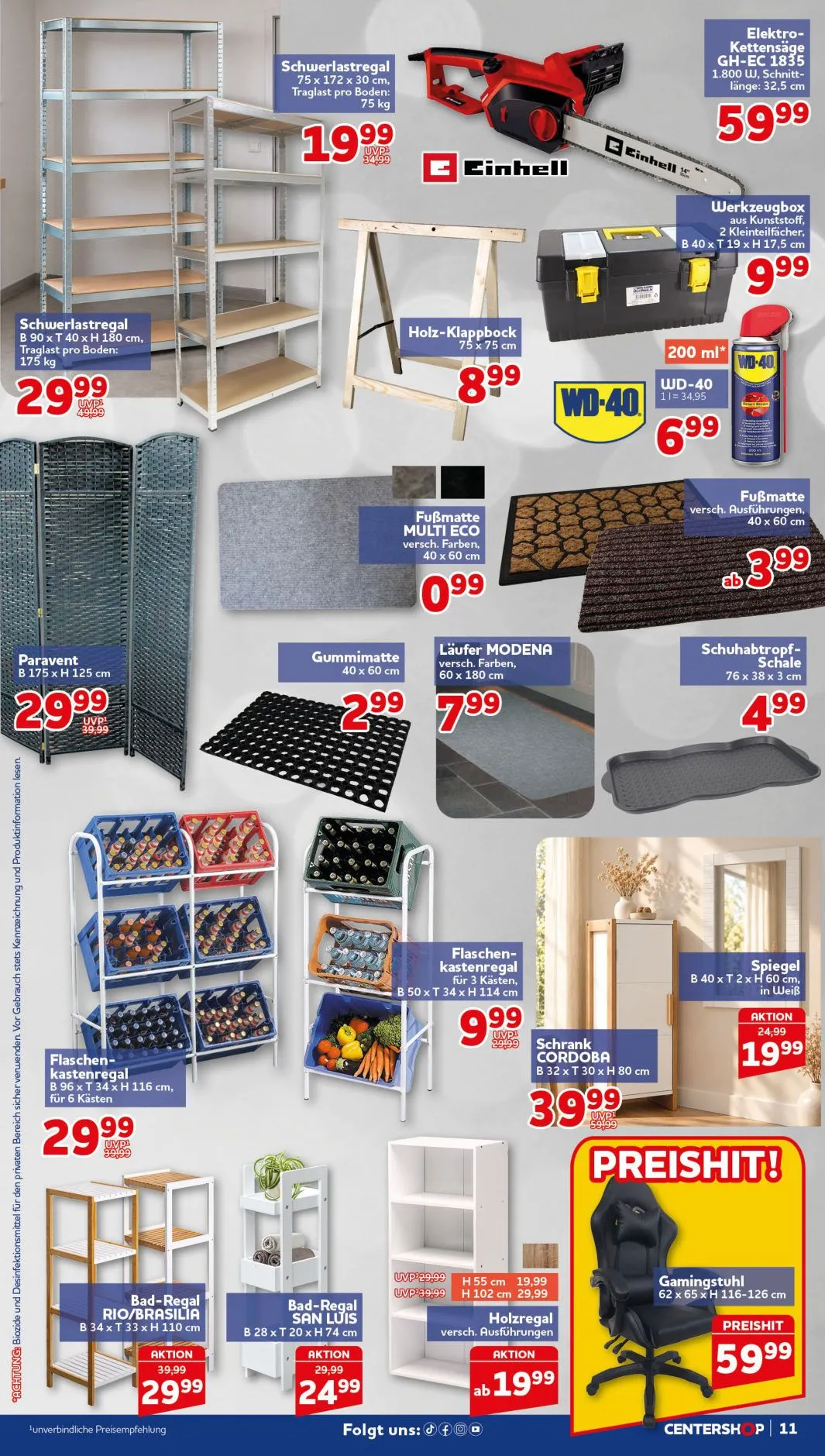 CENTERSHOP — 2026-10-15 von 12. Oktober bis 17. Oktober 2026 - Prospekt seite 11