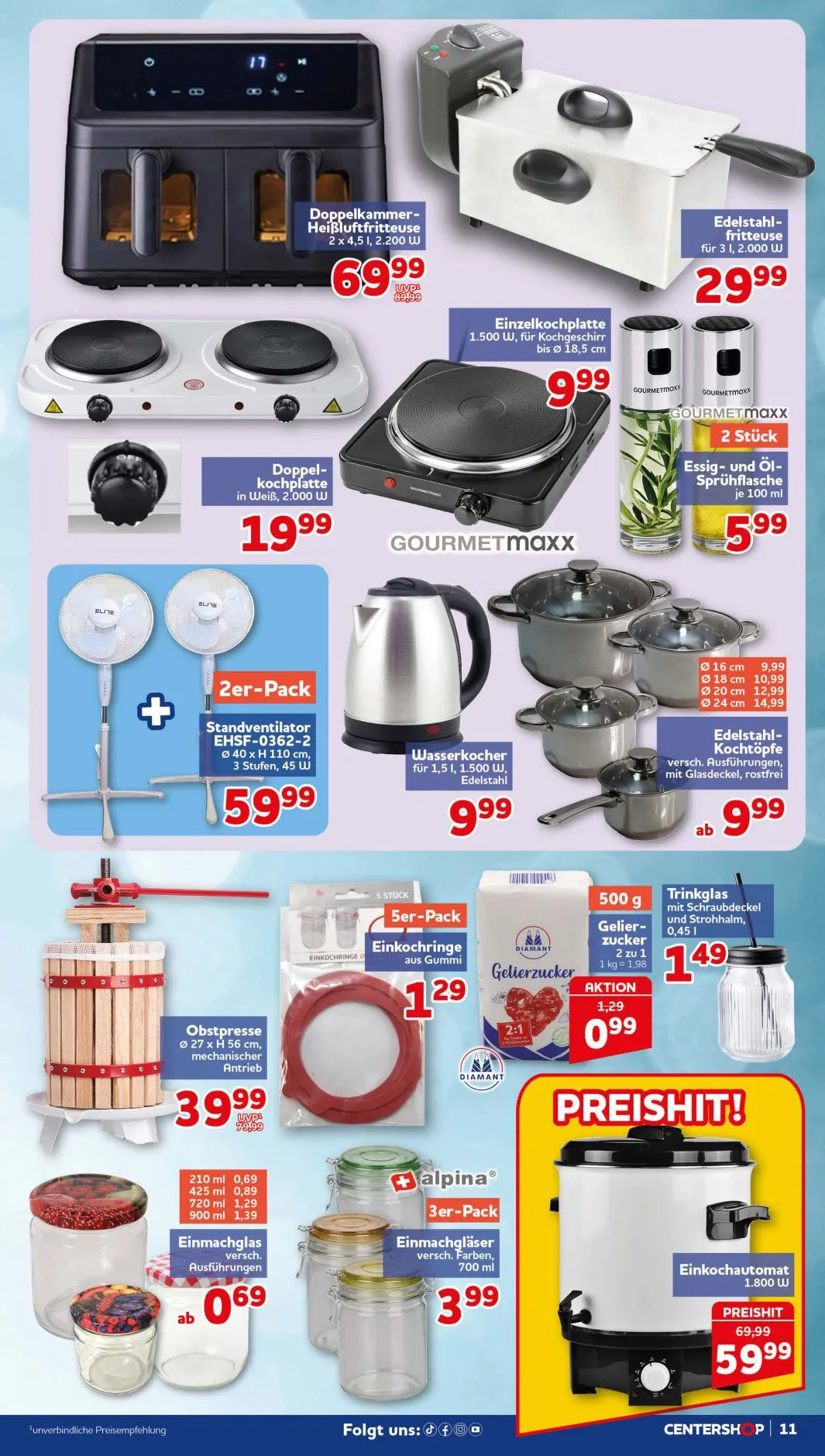 CENTERSHOP — 2026-08-10 von 10. August bis 15. August 2026 - Prospekt seite 11