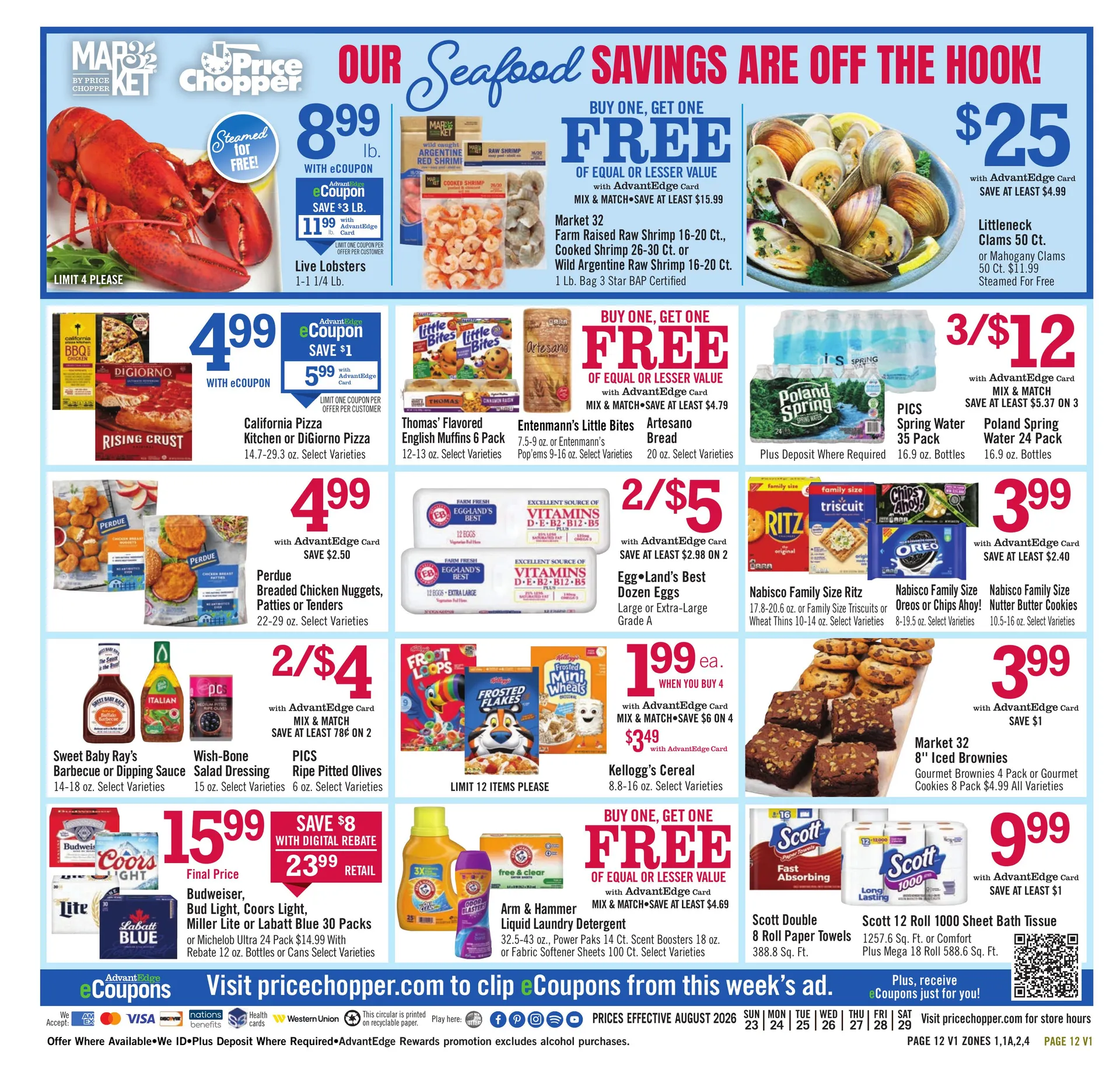 Weekly promotion Price Chopper — 2026-08-27 spanning from August 23 to August 29 2026 - Page 11 for Catalogue 365