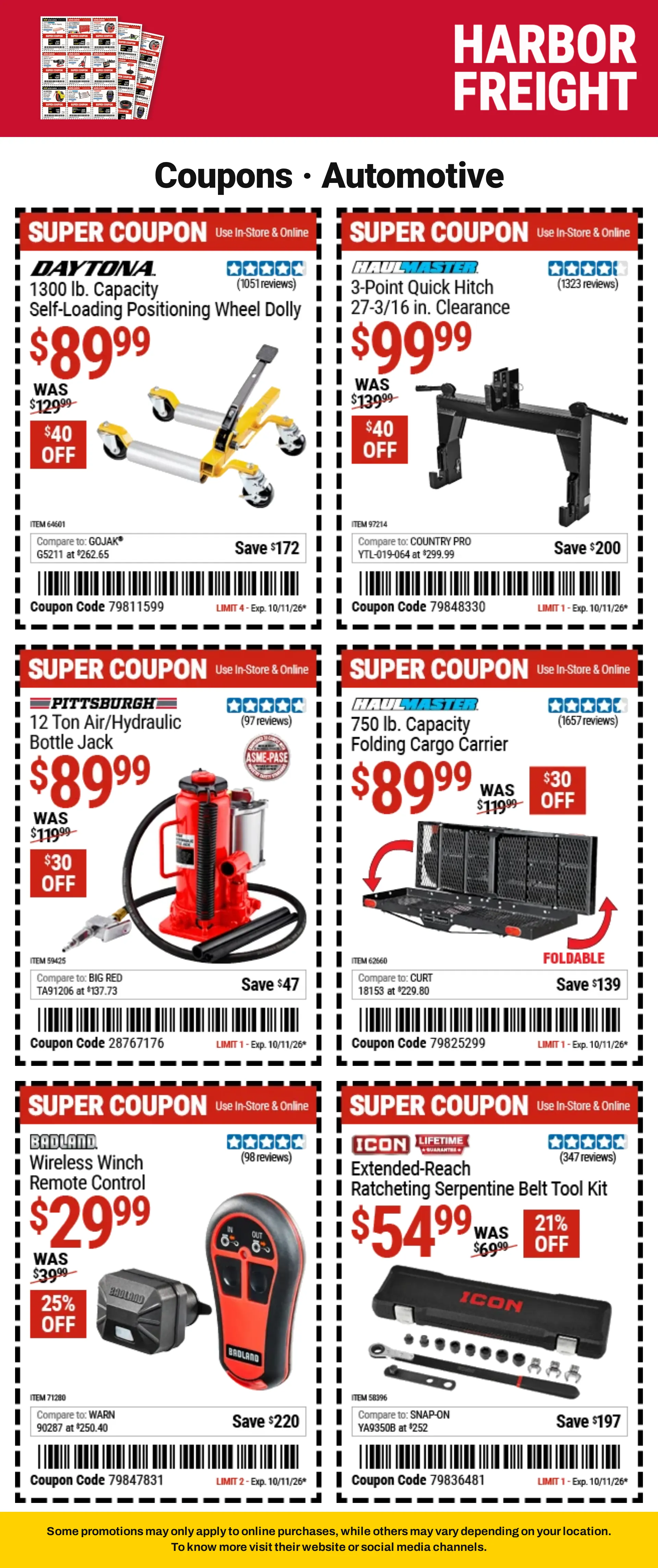 Weekly ad Harbor Freight — Catálogo 2 — 2026-10-09 from October 9 to October 26 2026 - Page 11