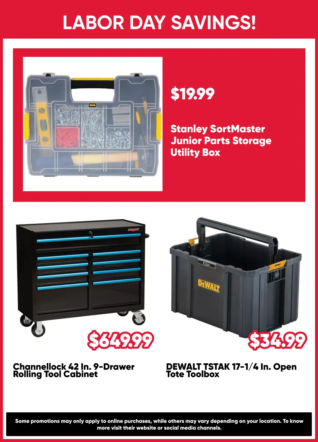 Weekly promotion Labor Day Savings! spanning from August 28 to September 12 2026 - Page 11 for Catalogue 365