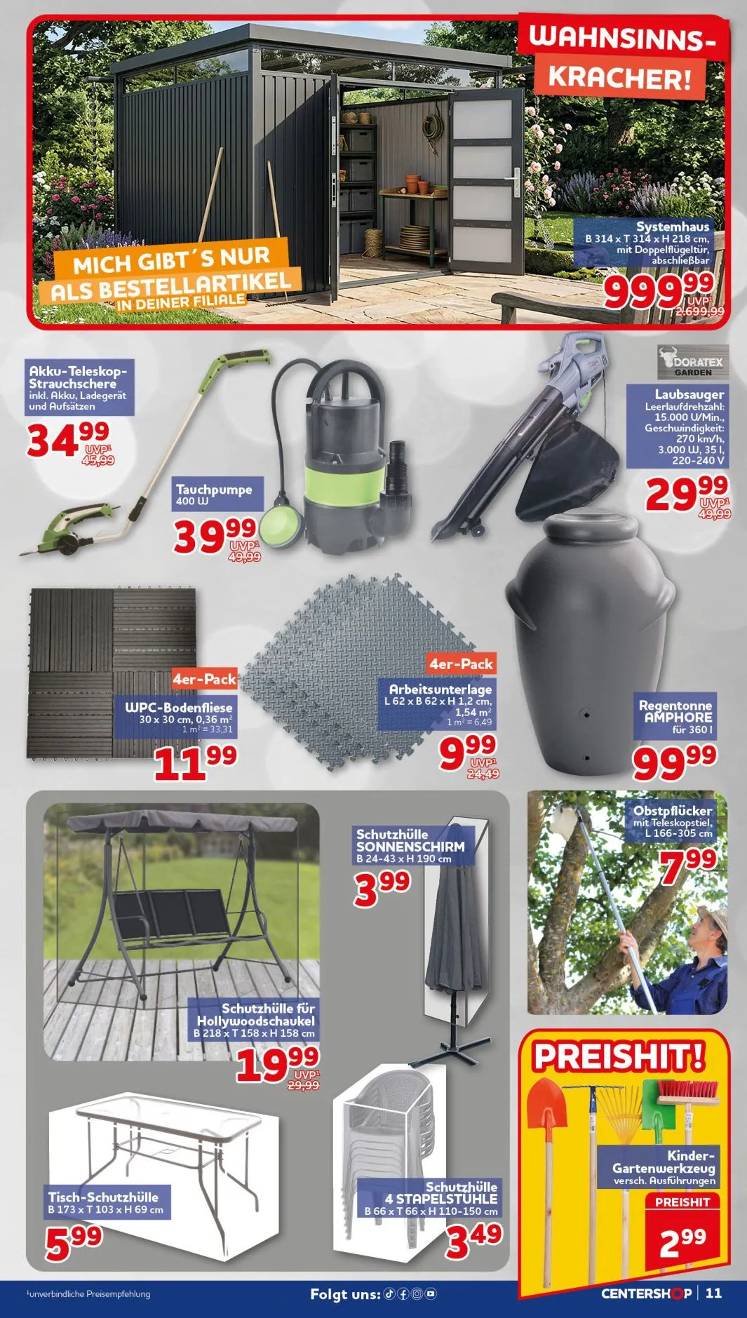 CENTERSHOP — 2026-09-29 von 29. September bis 2. Oktober 2026 - Prospekt seite 11