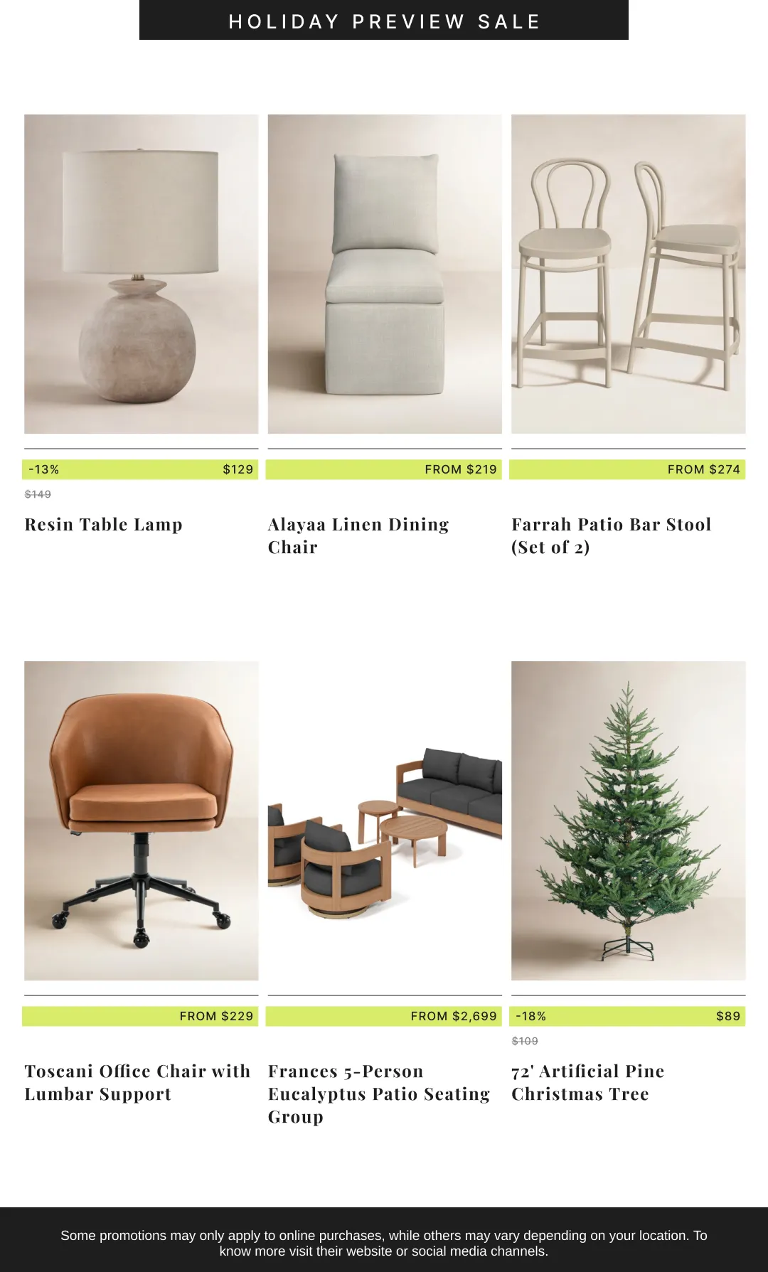 Weekly promotion Joss & Main — 2026-10-15 spanning from October 15 to November 2 2026 - Page 11 for Catalogue 365