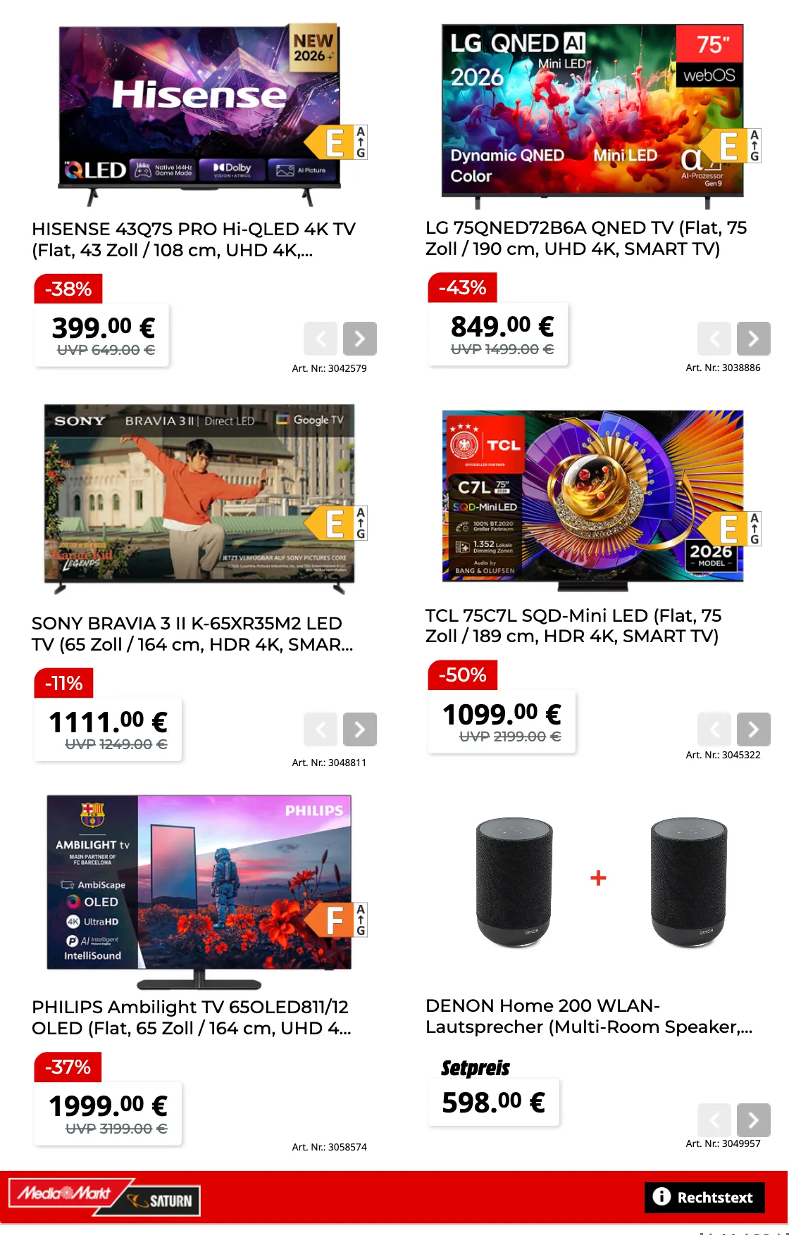 Saturn — 2026-10-21 von 14. Oktober bis 26. Oktober 2026 - Prospekt seite 11