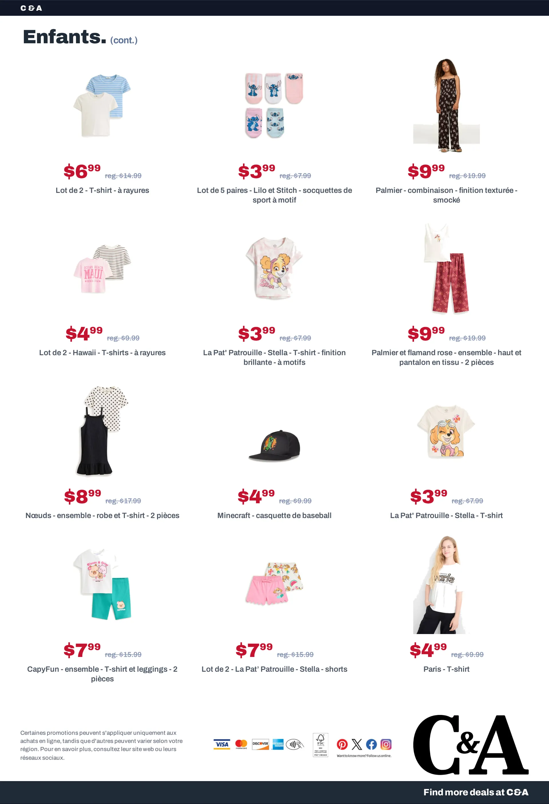 C&A soldes du 10 août au 24 août 2026 - Catalogue page 11