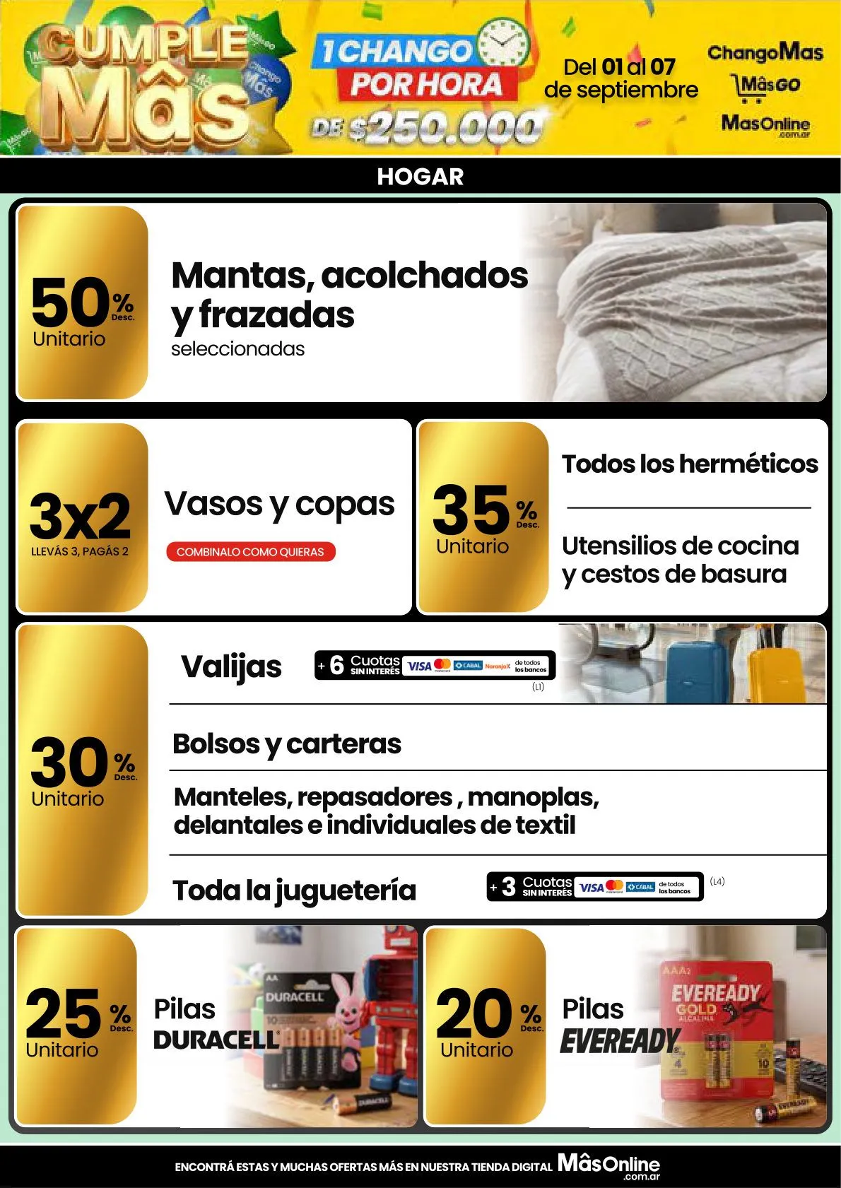 Ofertas de Changomas — 2026-09-02 2 de septiembre al 7 de septiembre 2026 - Página 11 del catálogo