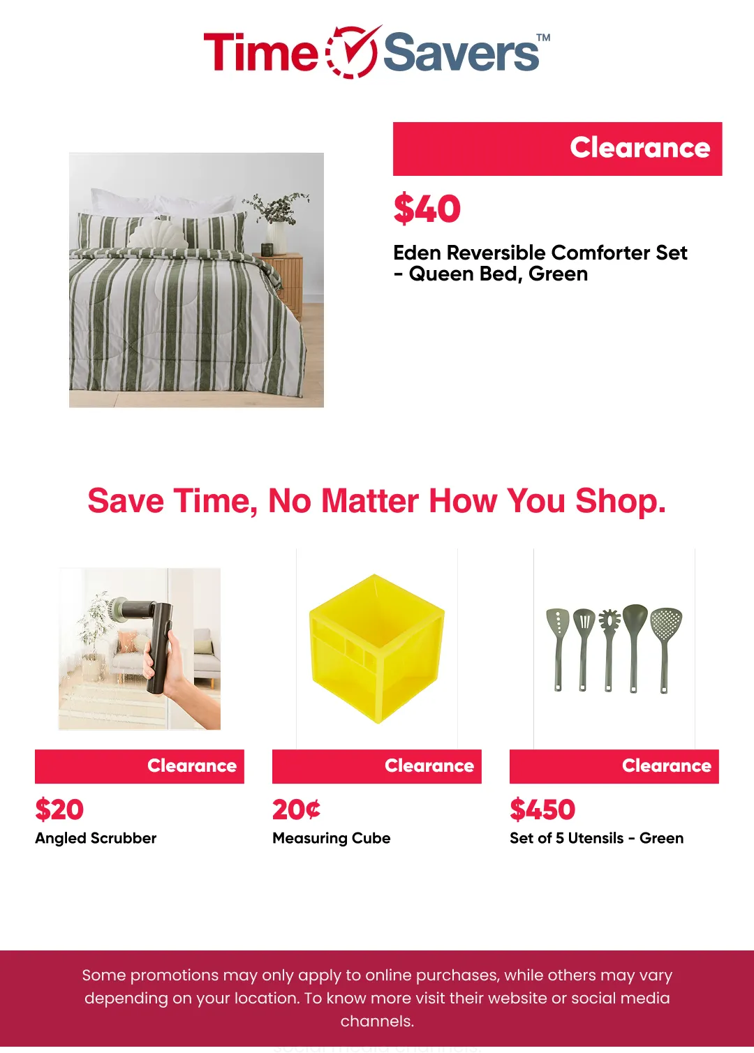 Home & Living Clearance from 13 August to 31 August 2026 - Catalogue Page 11