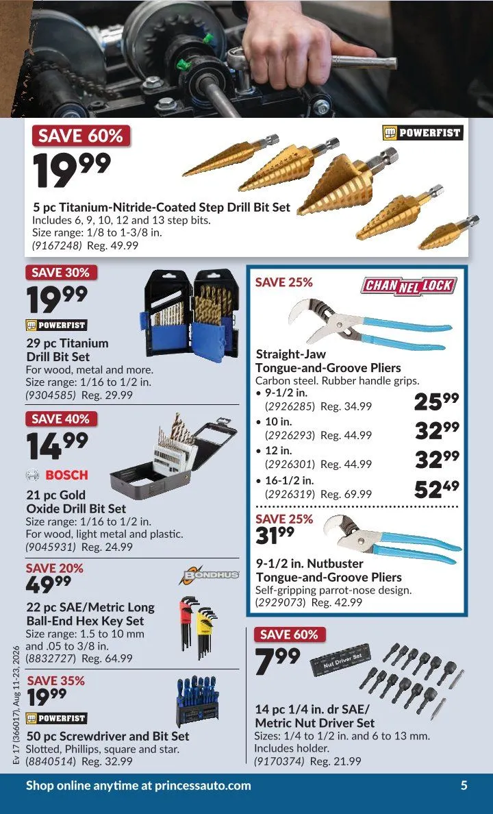 Princess Auto — 2026-08-20 from August 11 to August 23 2026 - flyer page 12
