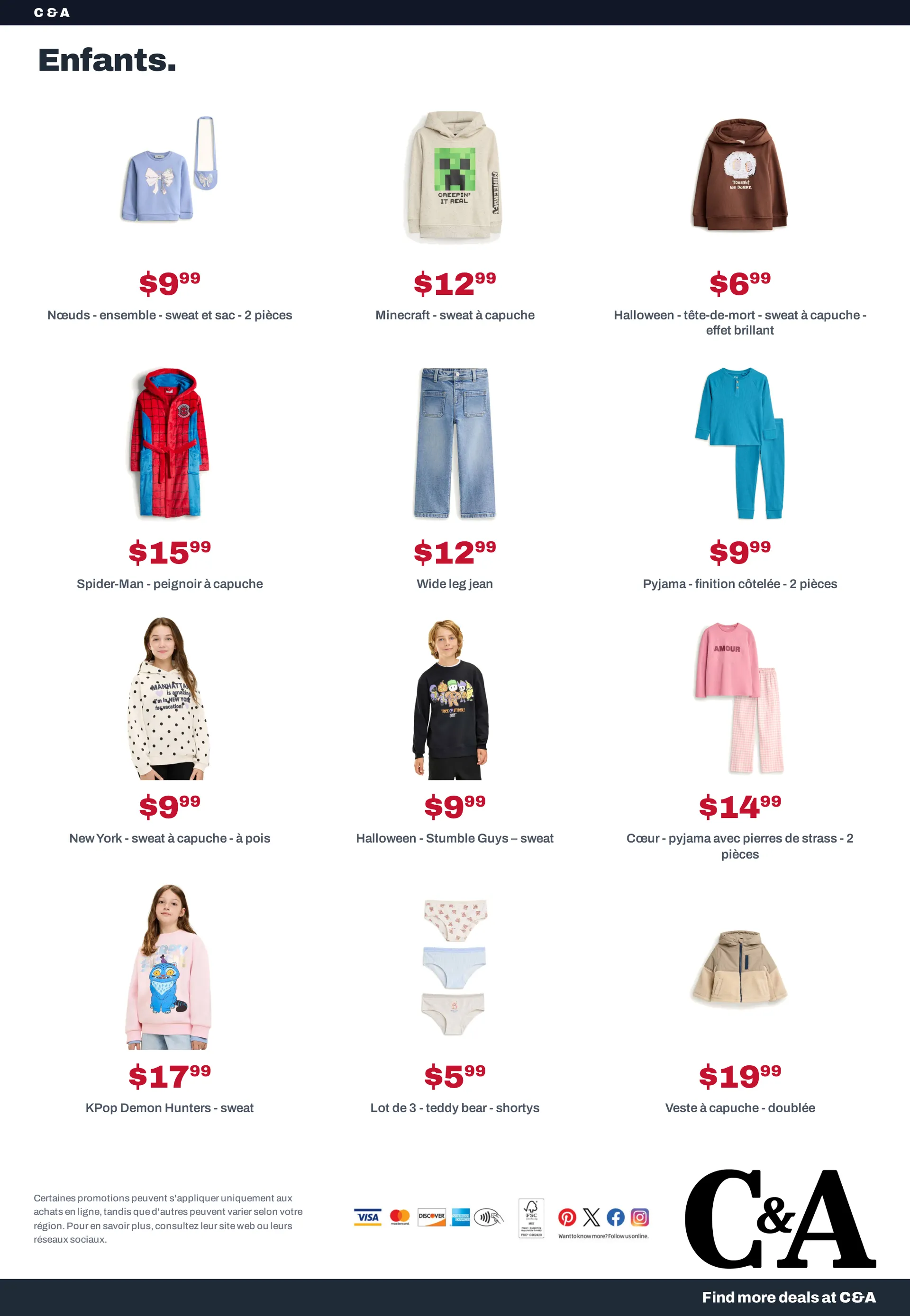 C&A — 2026-10-28 du 28 octobre au 12 novembre 2026 - Catalogue page 12