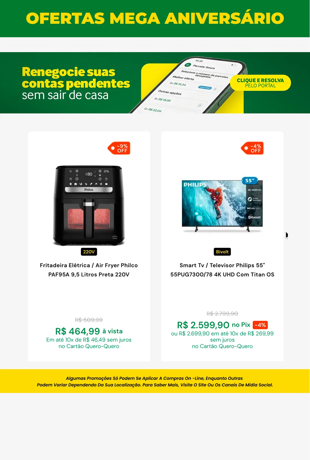 Encarte de Oferta Mega Aniversario! 30 de julho até 13 de agosto 2026 - Pagina 12