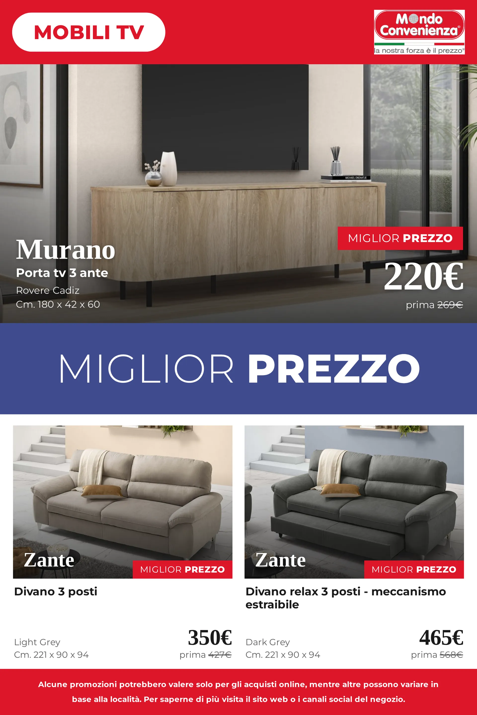 Mondo Convenienza — 2026-09-08 da 8 settembre a 23 settembre di 2026 - Pagina del volantino 12