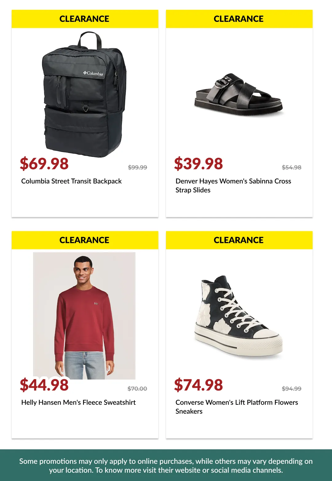 Clearance from July 2 to July 17 2026 - flyer page 12