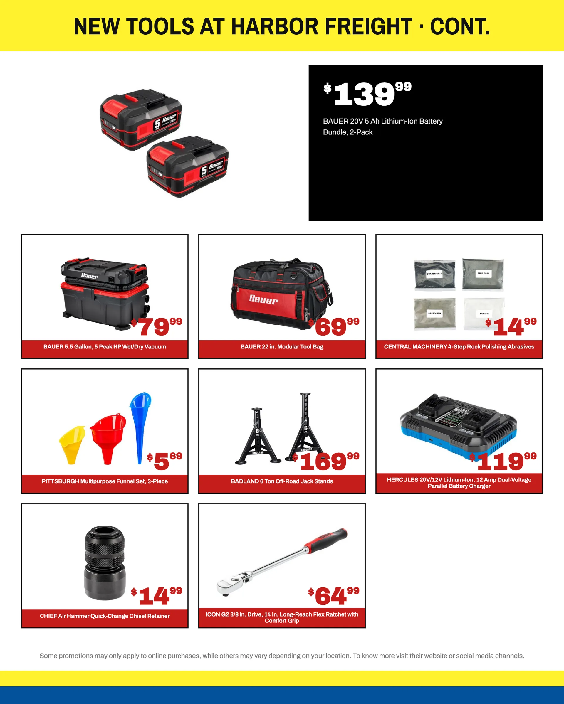 Weekly promotion Harbor Freight Tools (US) — 2026-07-01 spanning from July 1 to July 8 2026 - Page 12 for Catalogue 365