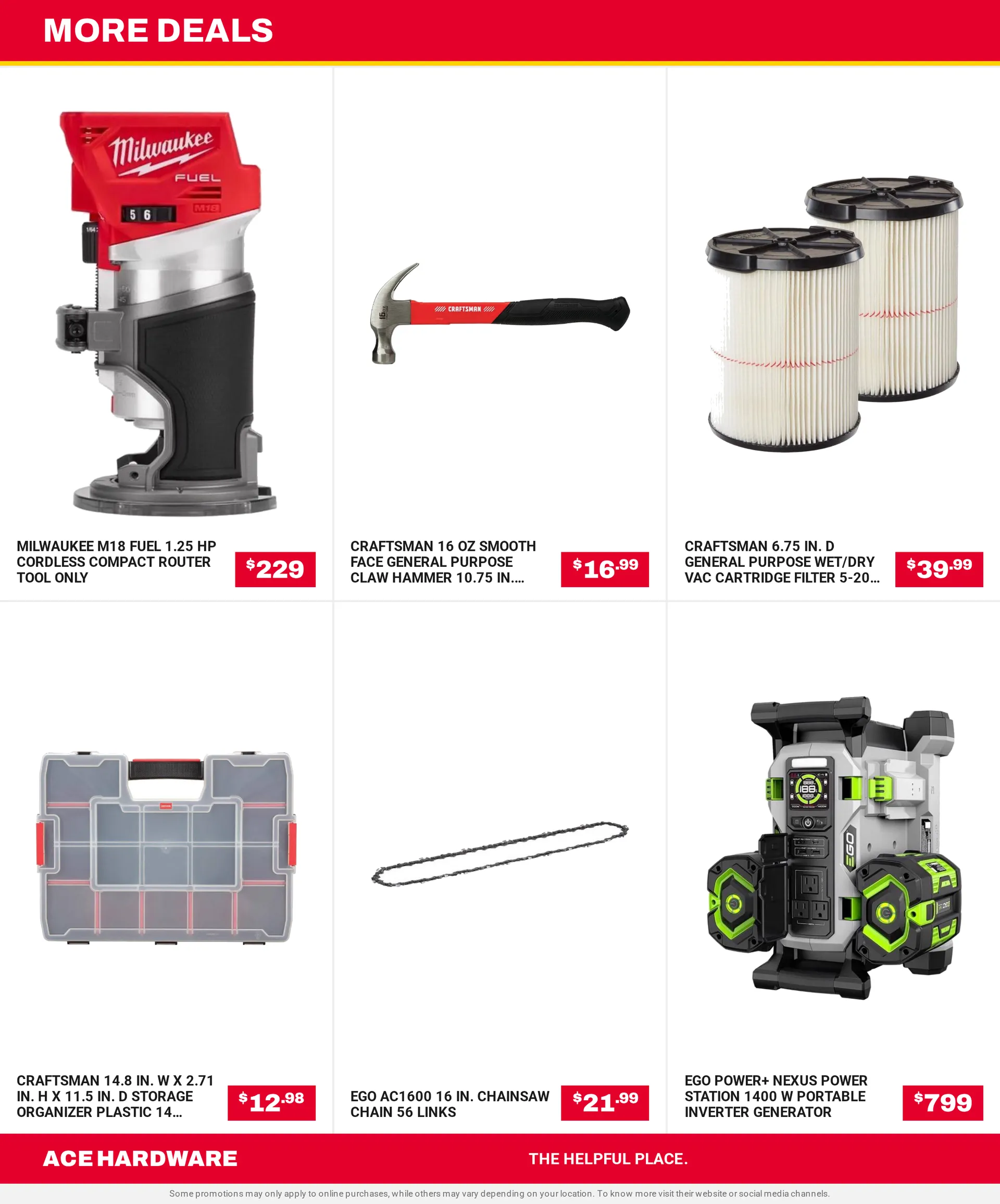 Weekly ad ACE Hardware — Tools — 2026-09-23 from September 23 to October 10 2026 - Page 12