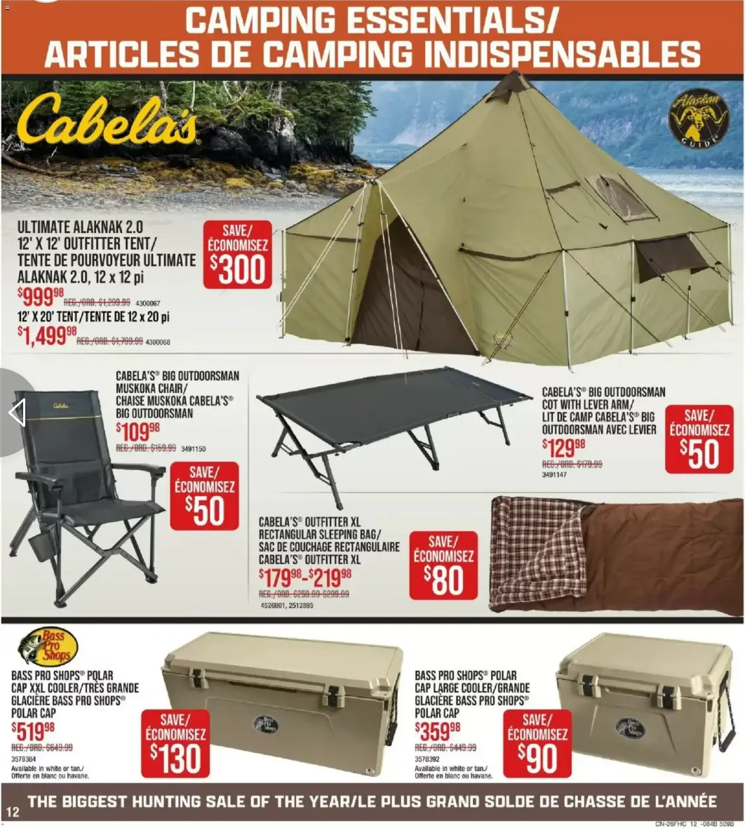 Cabelas — 2026-08-06 from August 6 to August 27 2026 - flyer page 12