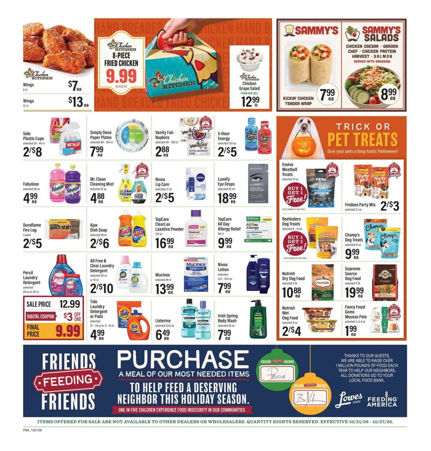 Weekly promotion Lowes Foods — 2026-10-23 spanning from October 21 to October 27 2026 - Page 12 for Catalogue 365