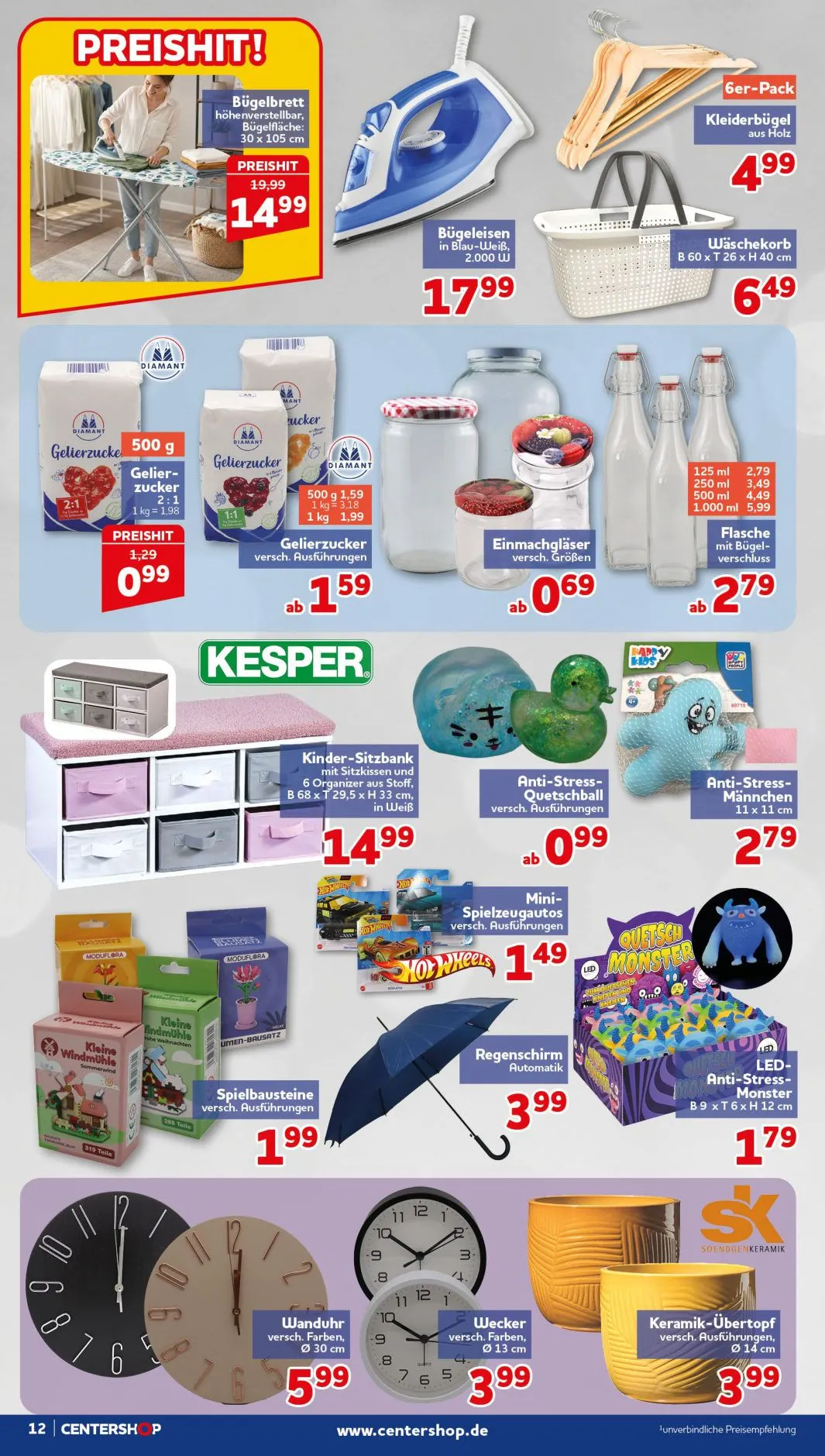 CENTERSHOP — 2026-10-05 von 5. Oktober bis 10. Oktober 2026 - Prospekt seite 12