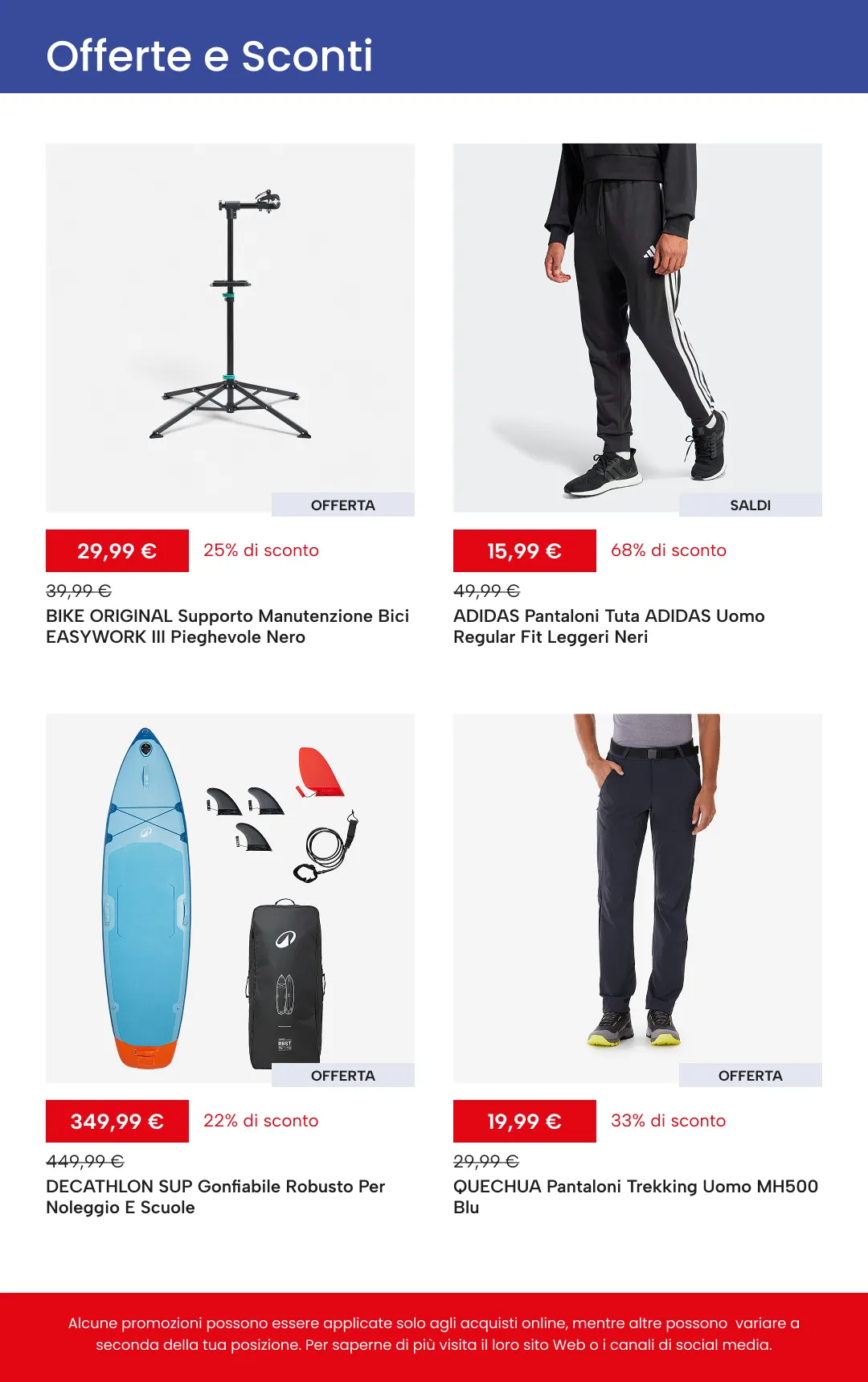 Saldi Decathlon da 14 luglio a 29 luglio di 2026 - Pagina del volantino 12