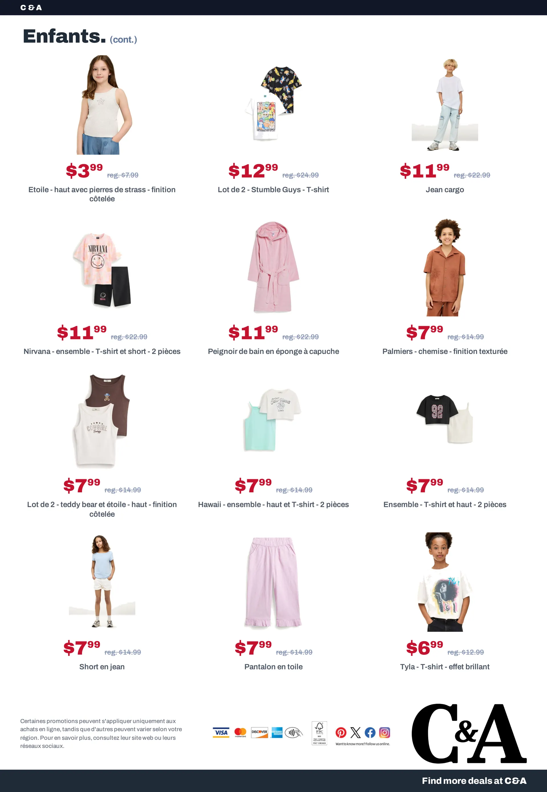 C&A soldes du 10 août au 24 août 2026 - Catalogue page 12